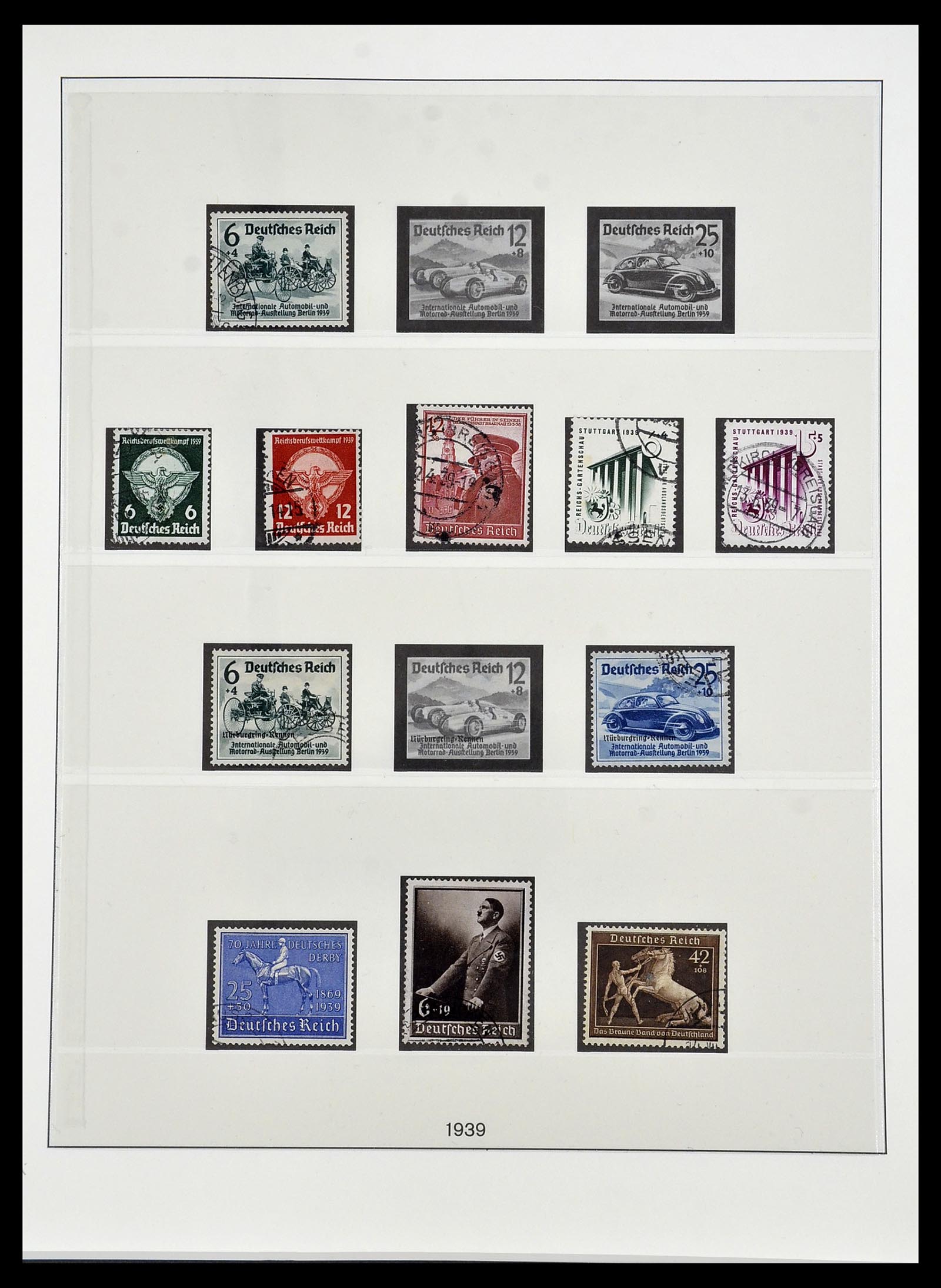 34201 019 - Stamp collection 34201 German Reich 1933-1945.