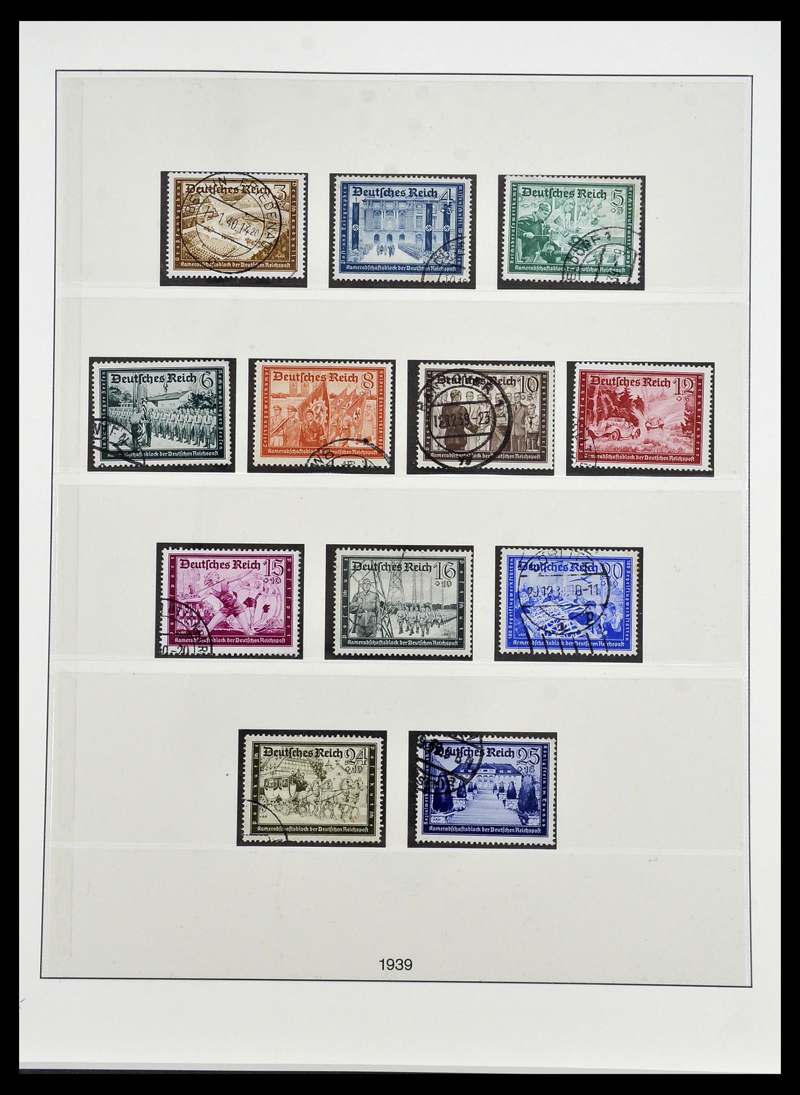 34201 020 - Stamp collection 34201 German Reich 1933-1945.