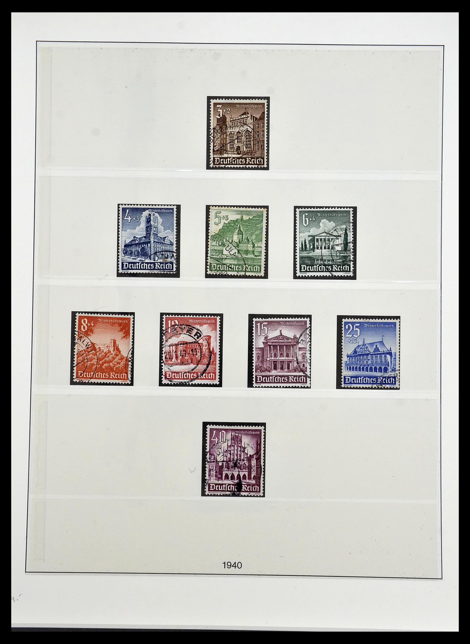 34201 024 - Stamp collection 34201 German Reich 1933-1945.