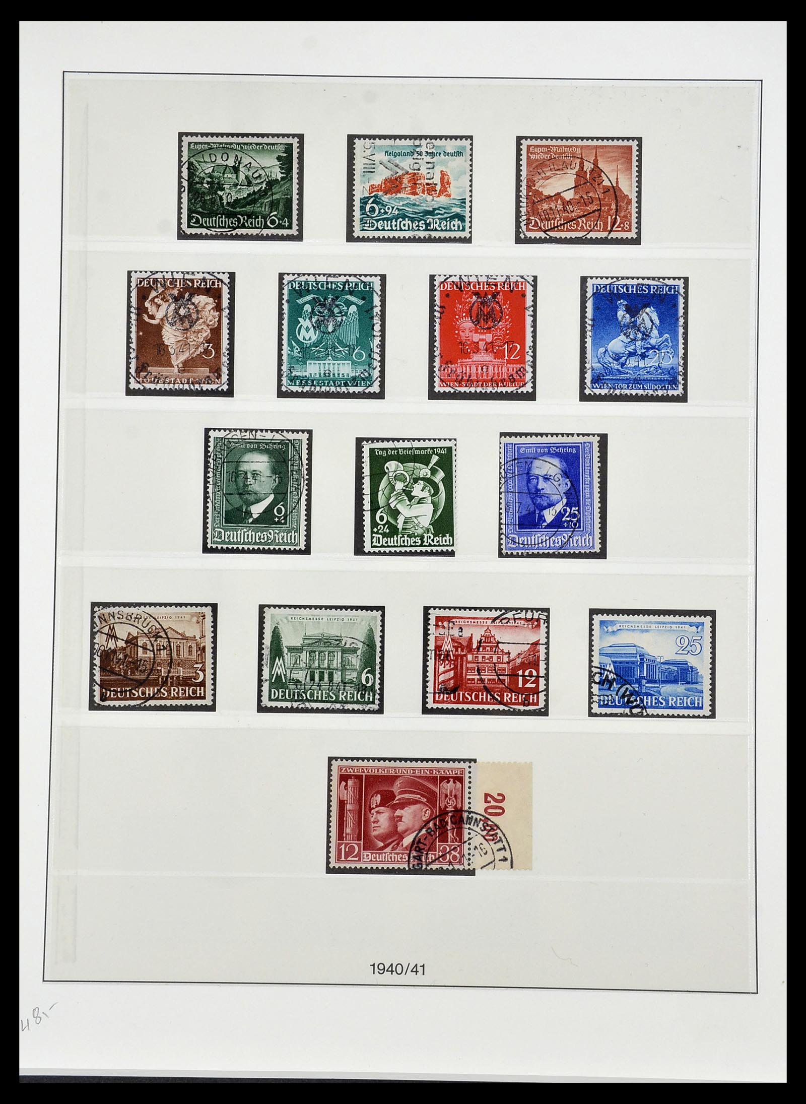 34201 025 - Stamp collection 34201 German Reich 1933-1945.
