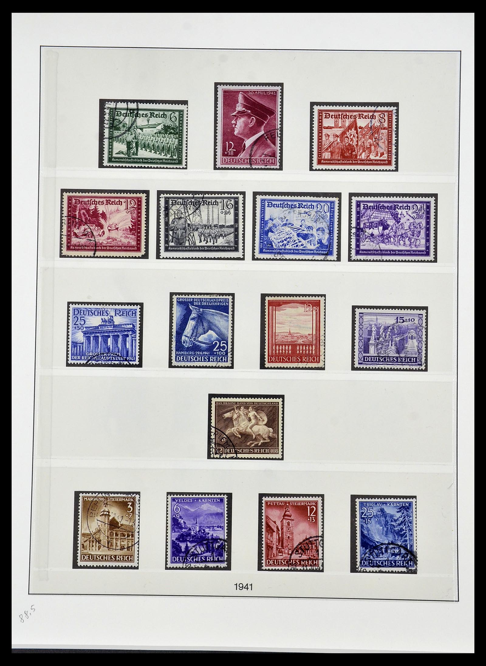 34201 026 - Postzegelverzameling 34201 Duitse Rijk 1933-1945.