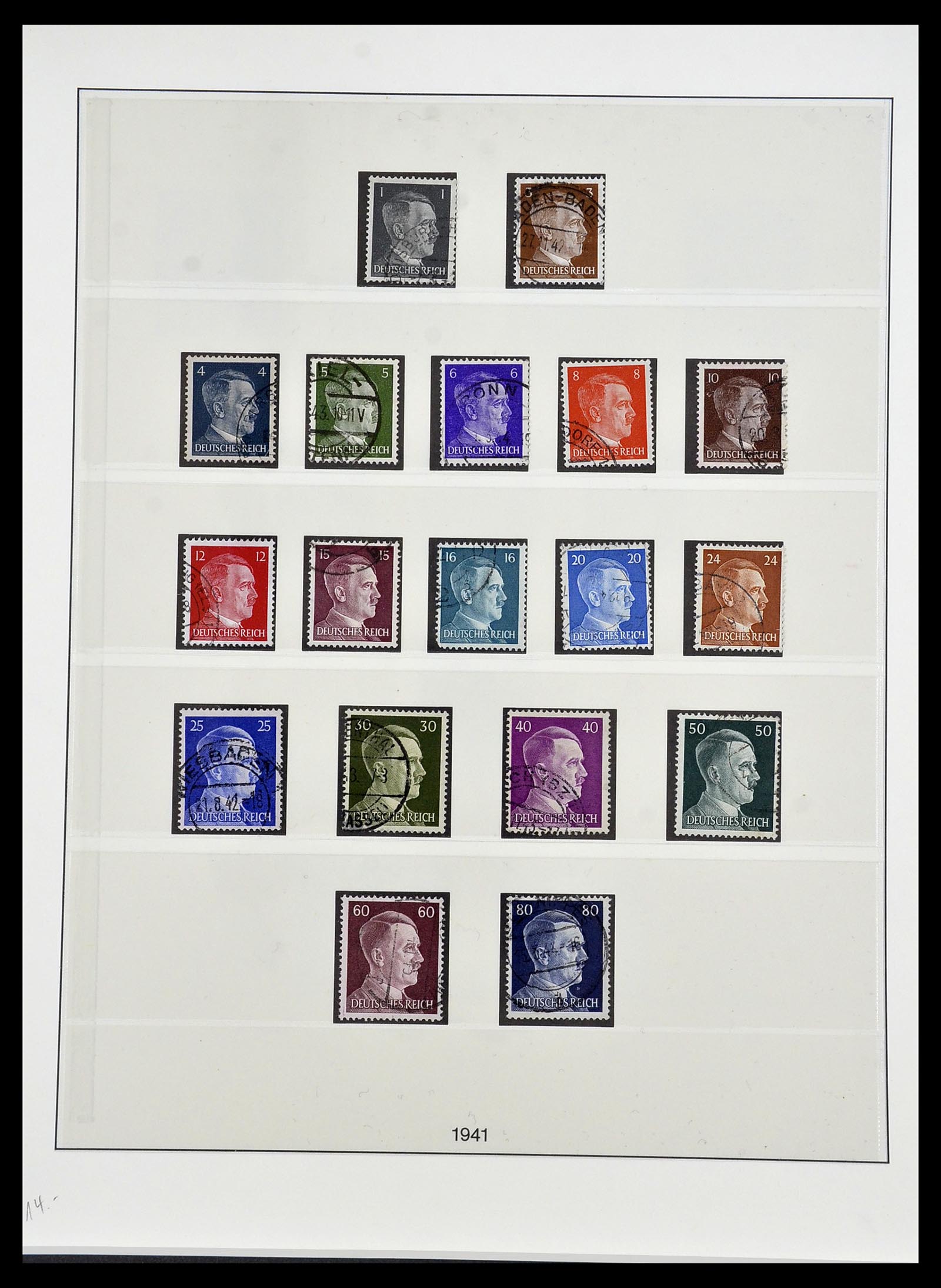 34201 027 - Stamp collection 34201 German Reich 1933-1945.