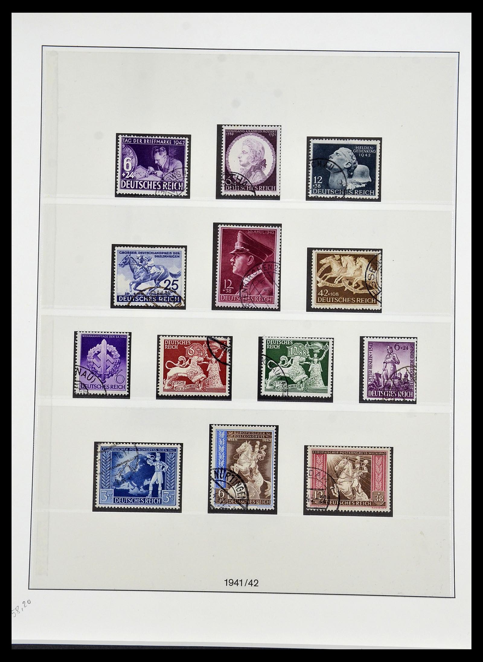 34201 029 - Postzegelverzameling 34201 Duitse Rijk 1933-1945.