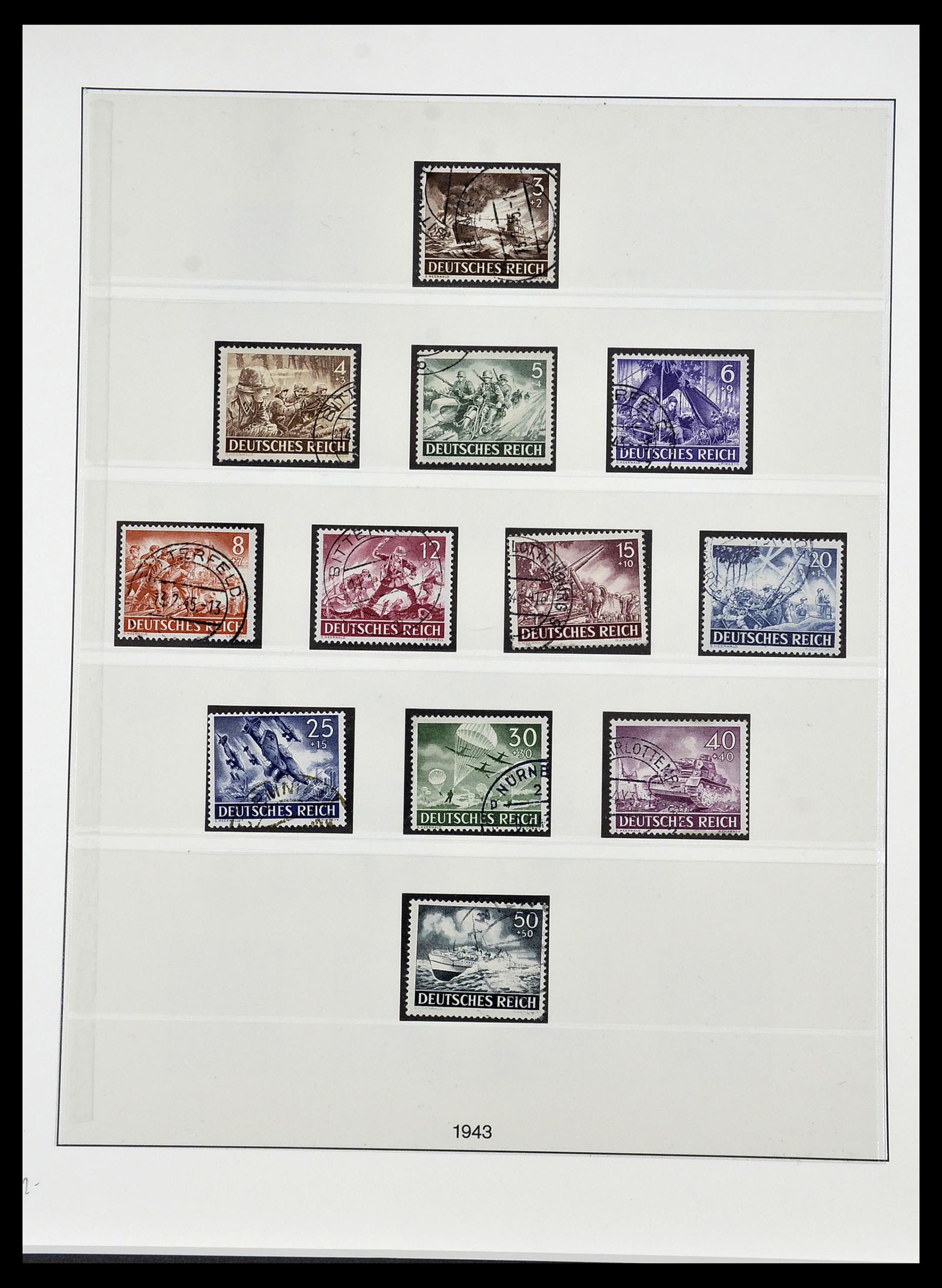 34201 030 - Stamp collection 34201 German Reich 1933-1945.