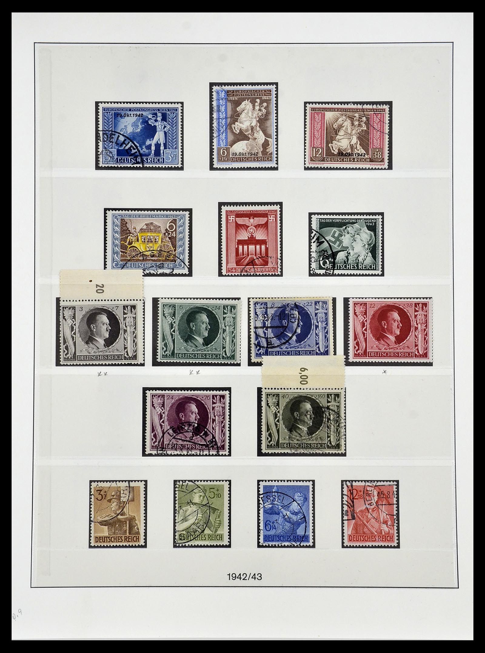 34201 031 - Postzegelverzameling 34201 Duitse Rijk 1933-1945.