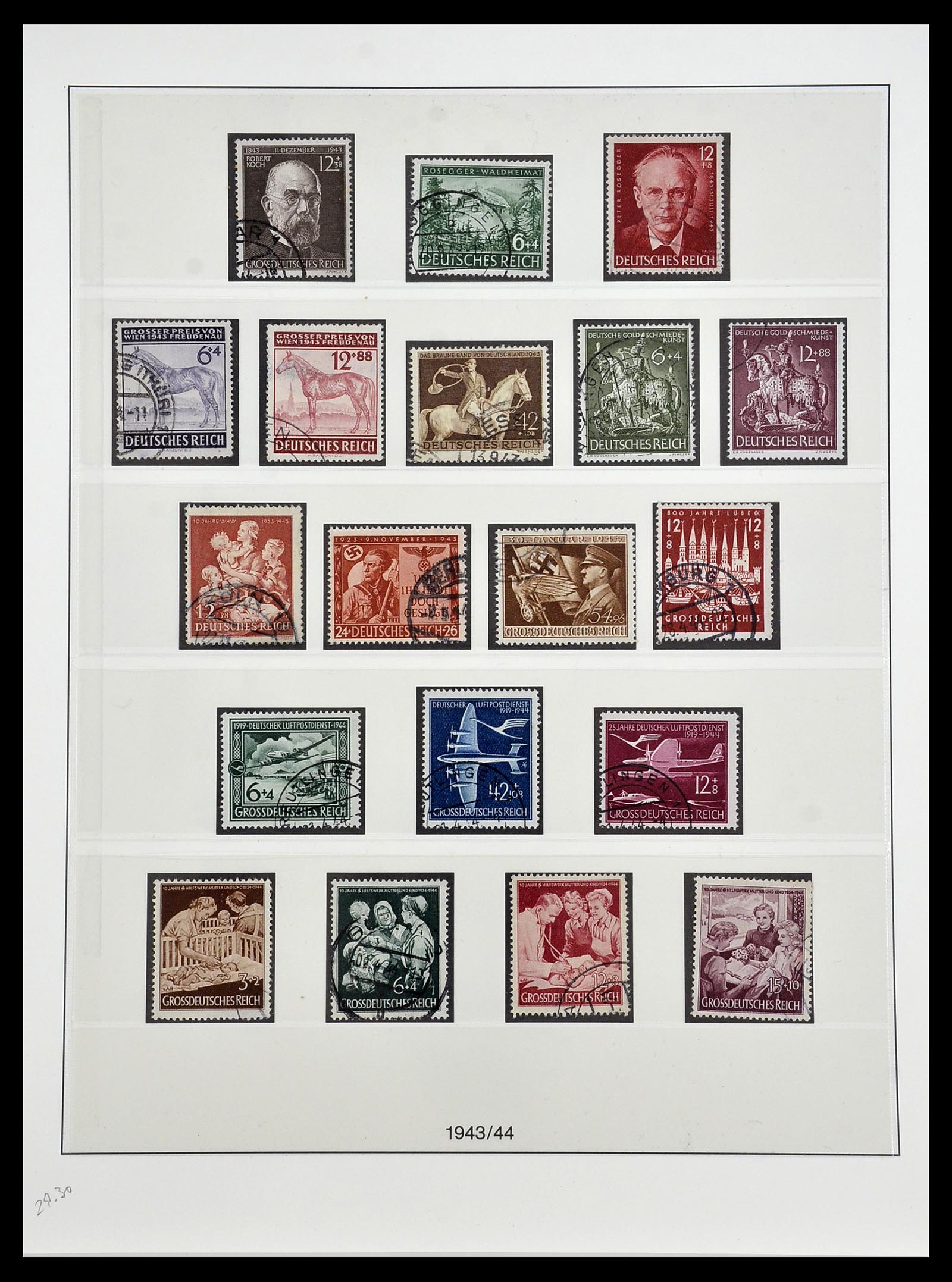 34201 032 - Stamp collection 34201 German Reich 1933-1945.