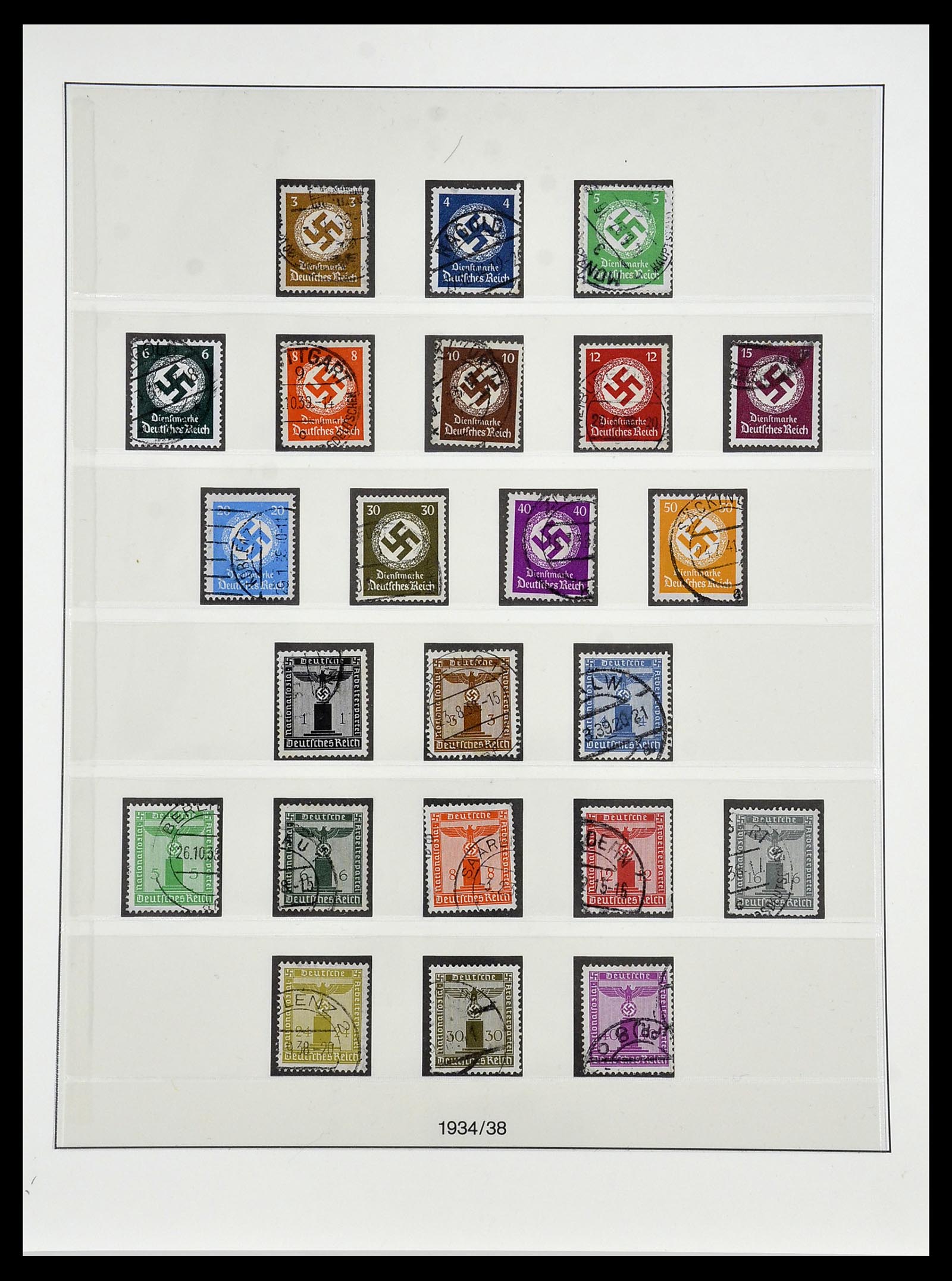 34201 036 - Postzegelverzameling 34201 Duitse Rijk 1933-1945.