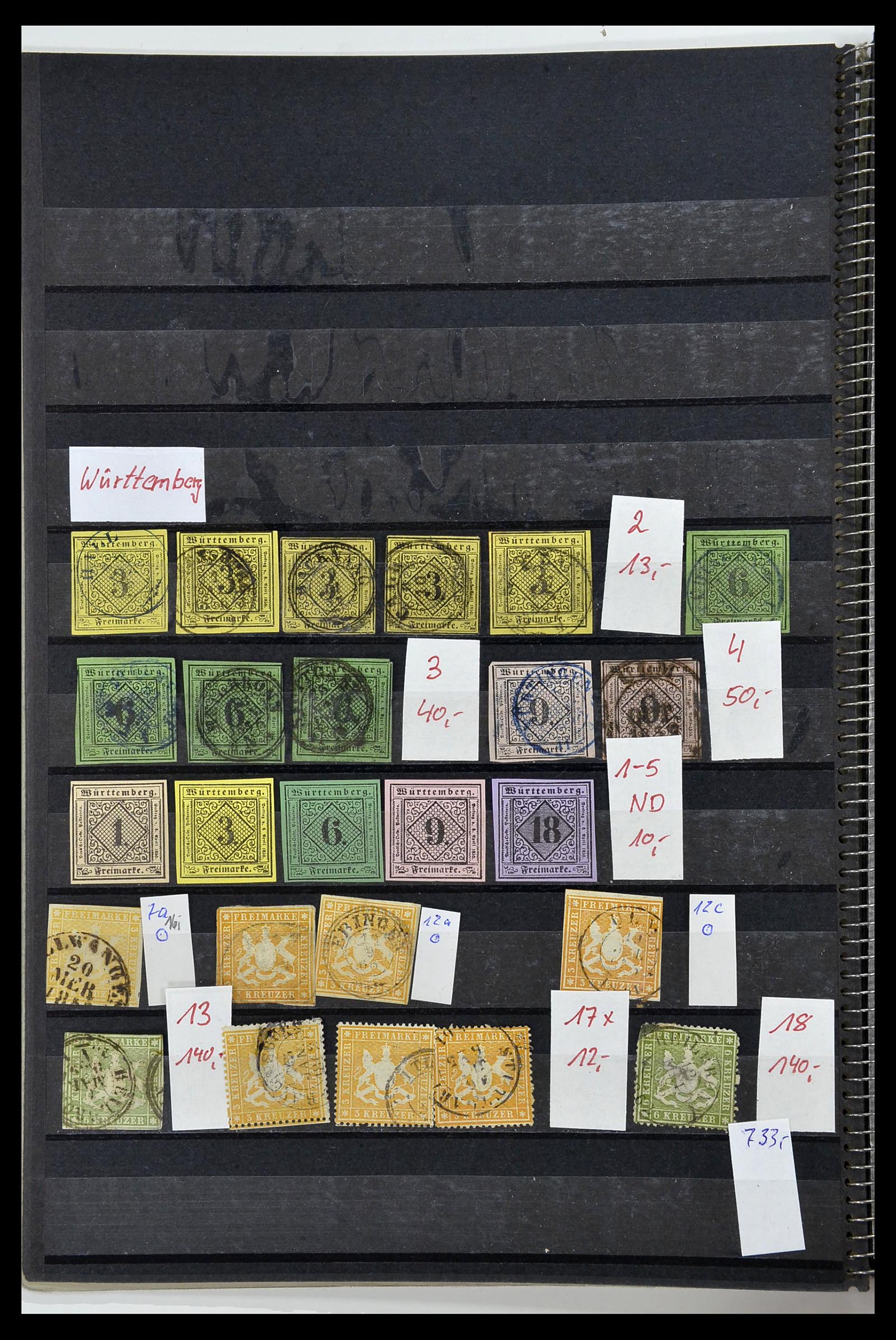 34202 002 - Postzegelverzameling 34202 Oud Duitse Staten 1851-1920.