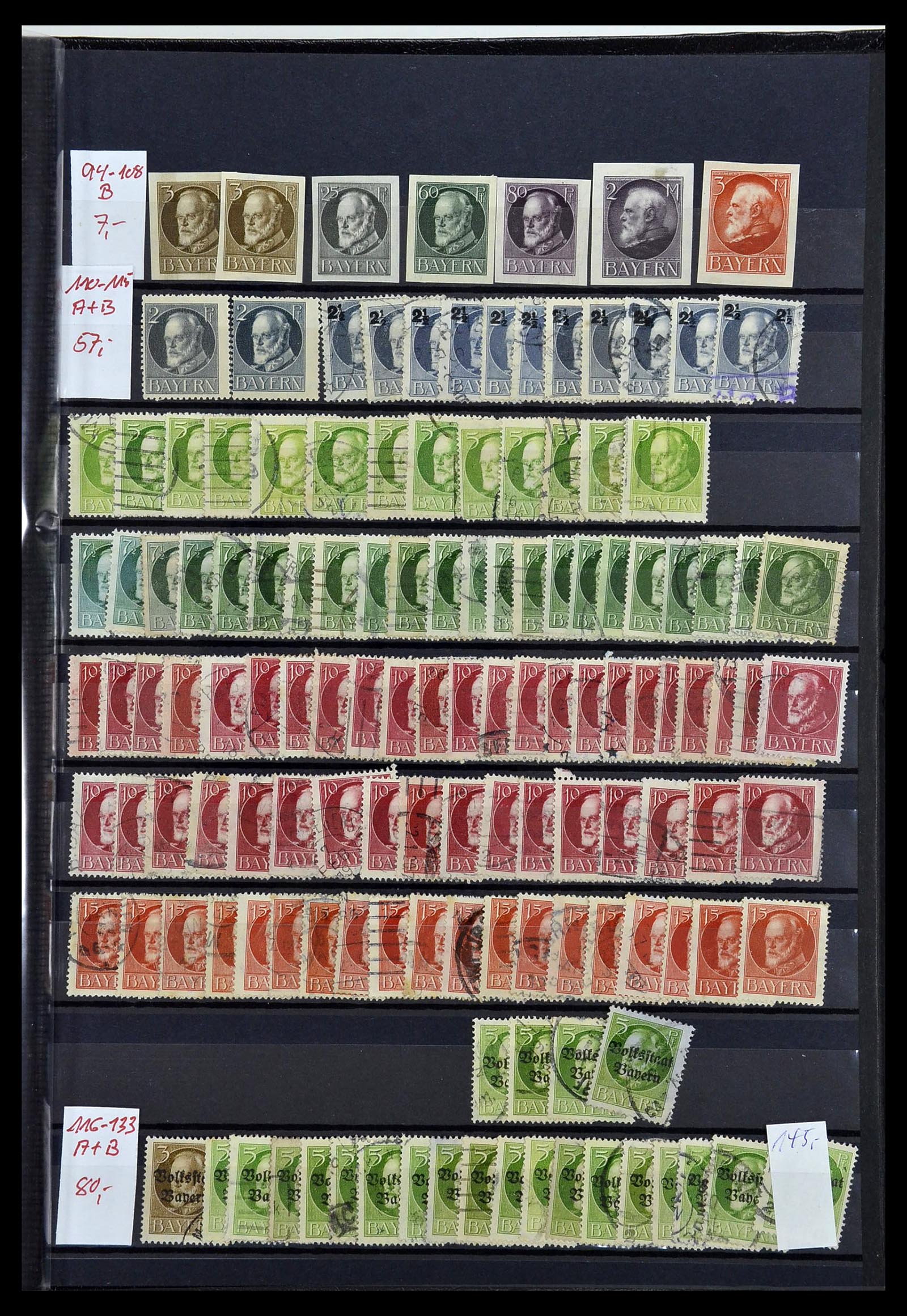 34202 021 - Postzegelverzameling 34202 Oud Duitse Staten 1851-1920.