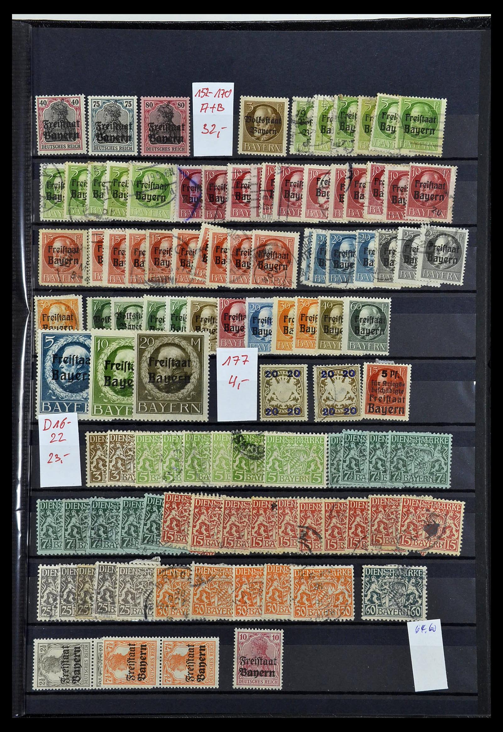 34202 022 - Postzegelverzameling 34202 Oud Duitse Staten 1851-1920.