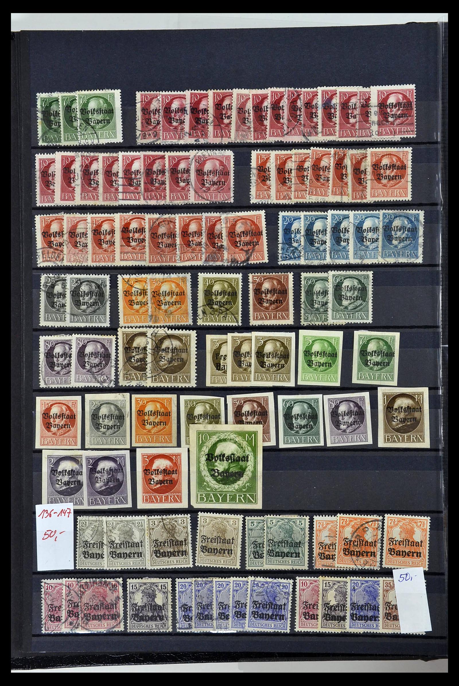 34202 023 - Postzegelverzameling 34202 Oud Duitse Staten 1851-1920.