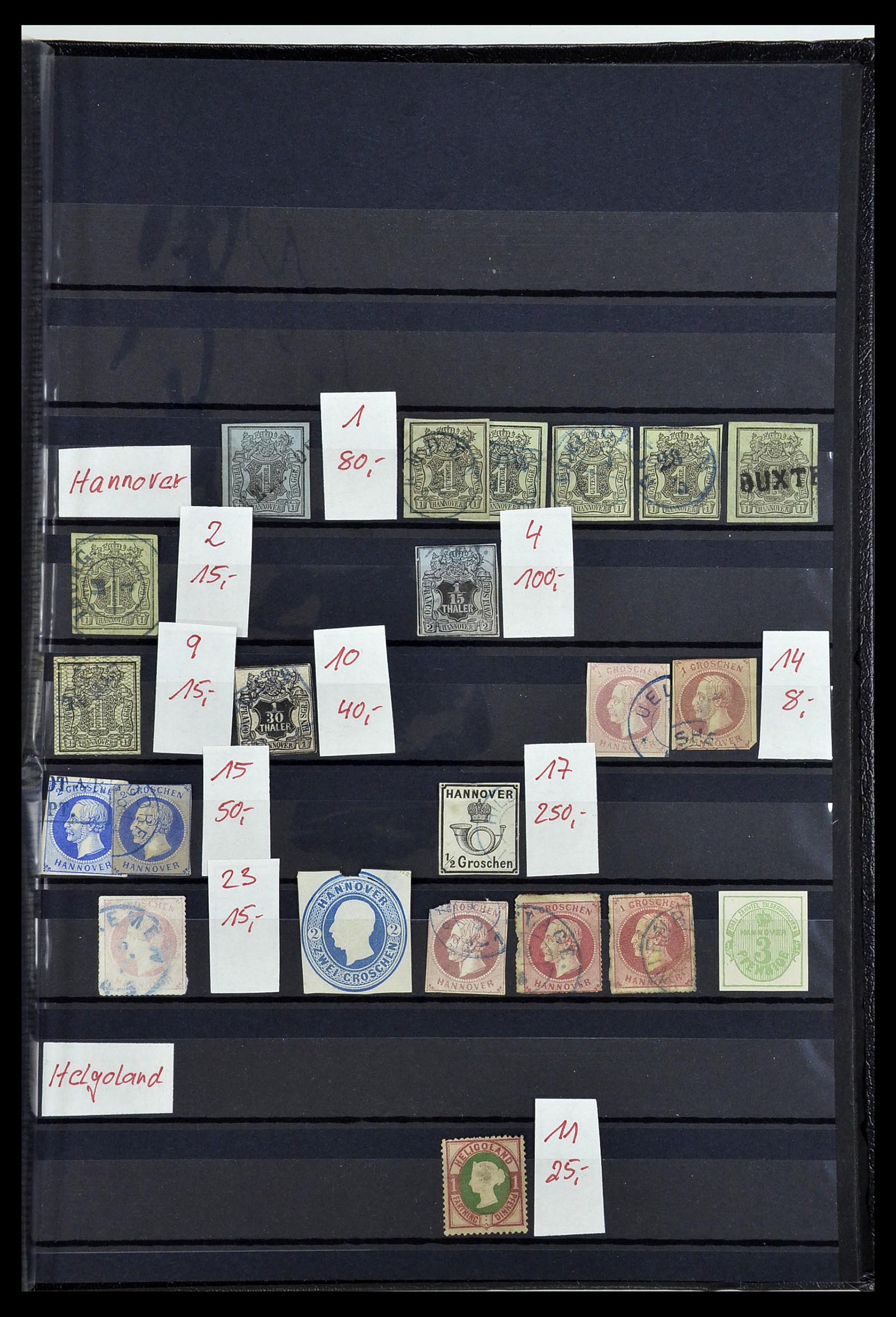 34202 025 - Postzegelverzameling 34202 Oud Duitse Staten 1851-1920.