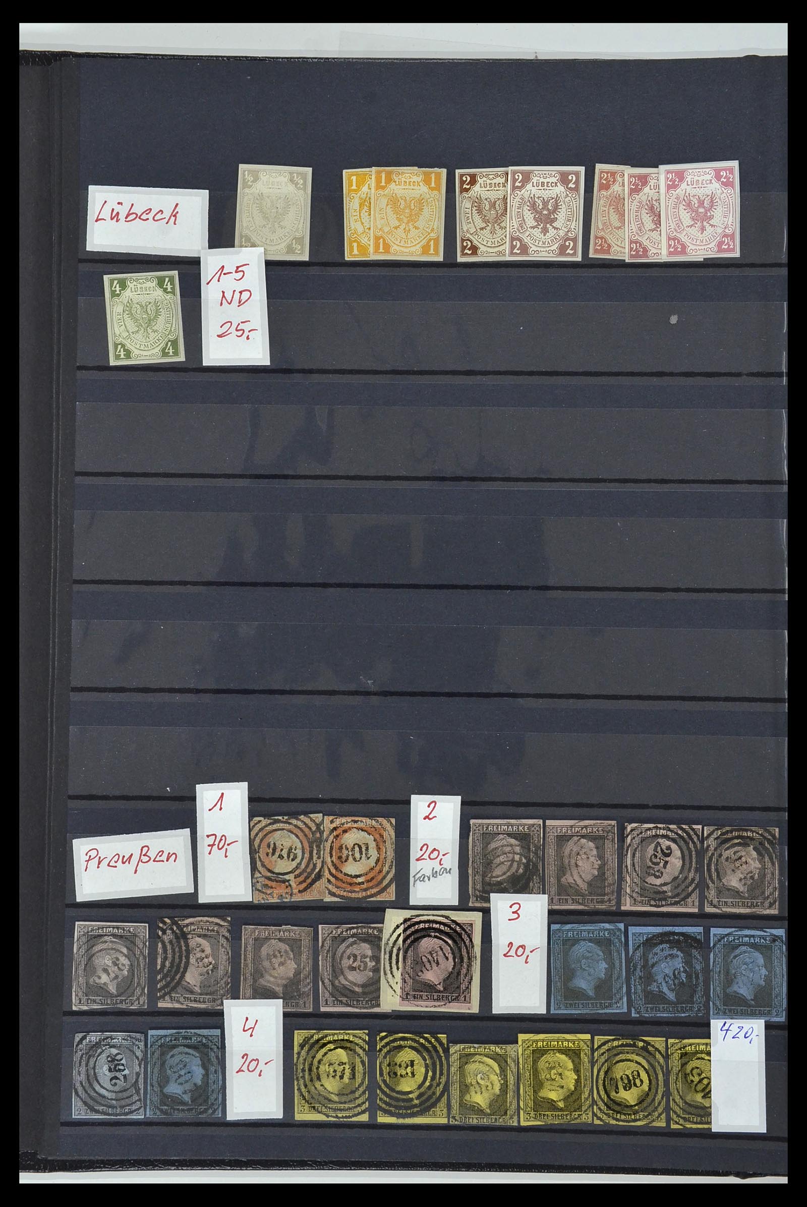 34202 026 - Postzegelverzameling 34202 Oud Duitse Staten 1851-1920.