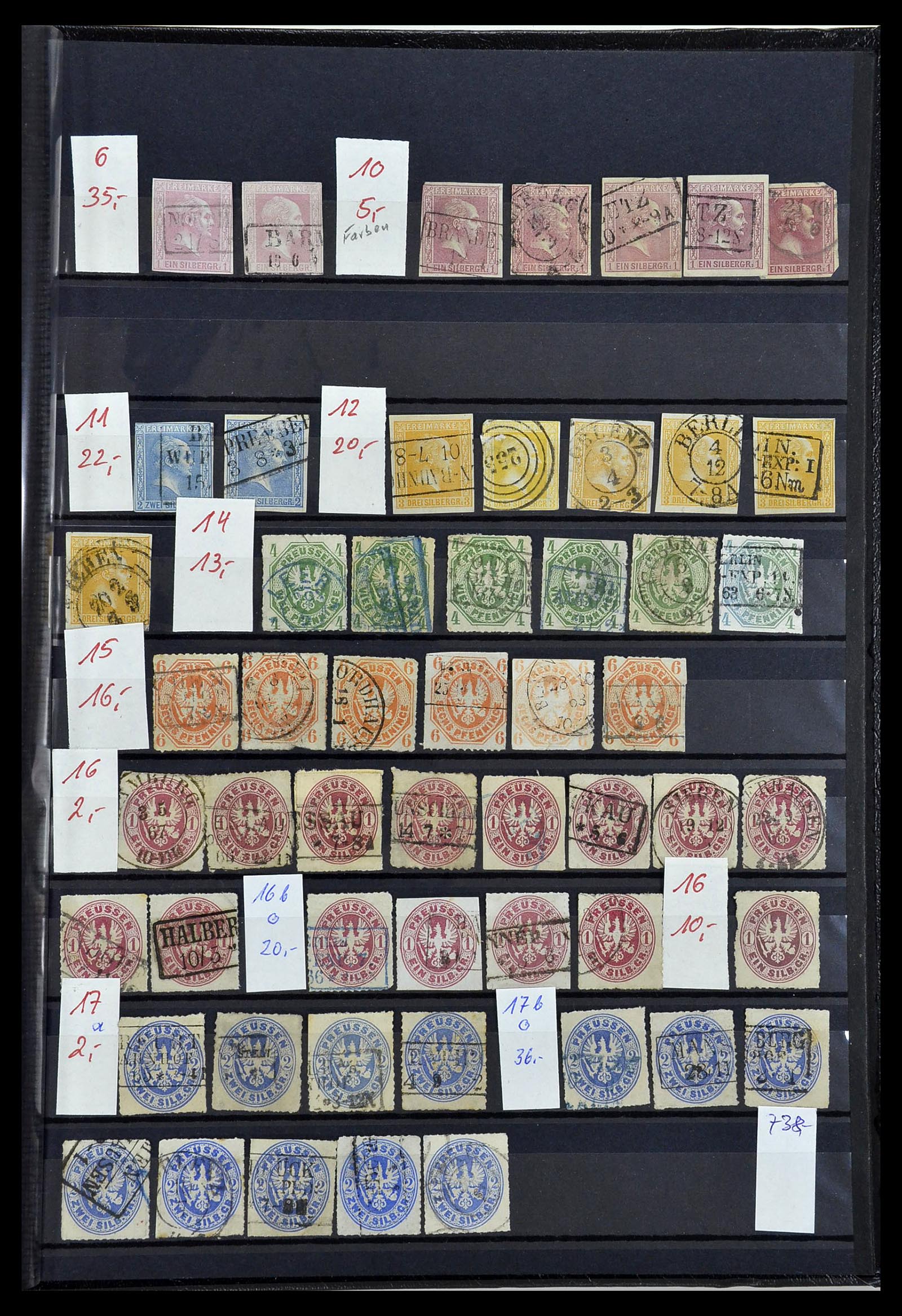 34202 027 - Postzegelverzameling 34202 Oud Duitse Staten 1851-1920.