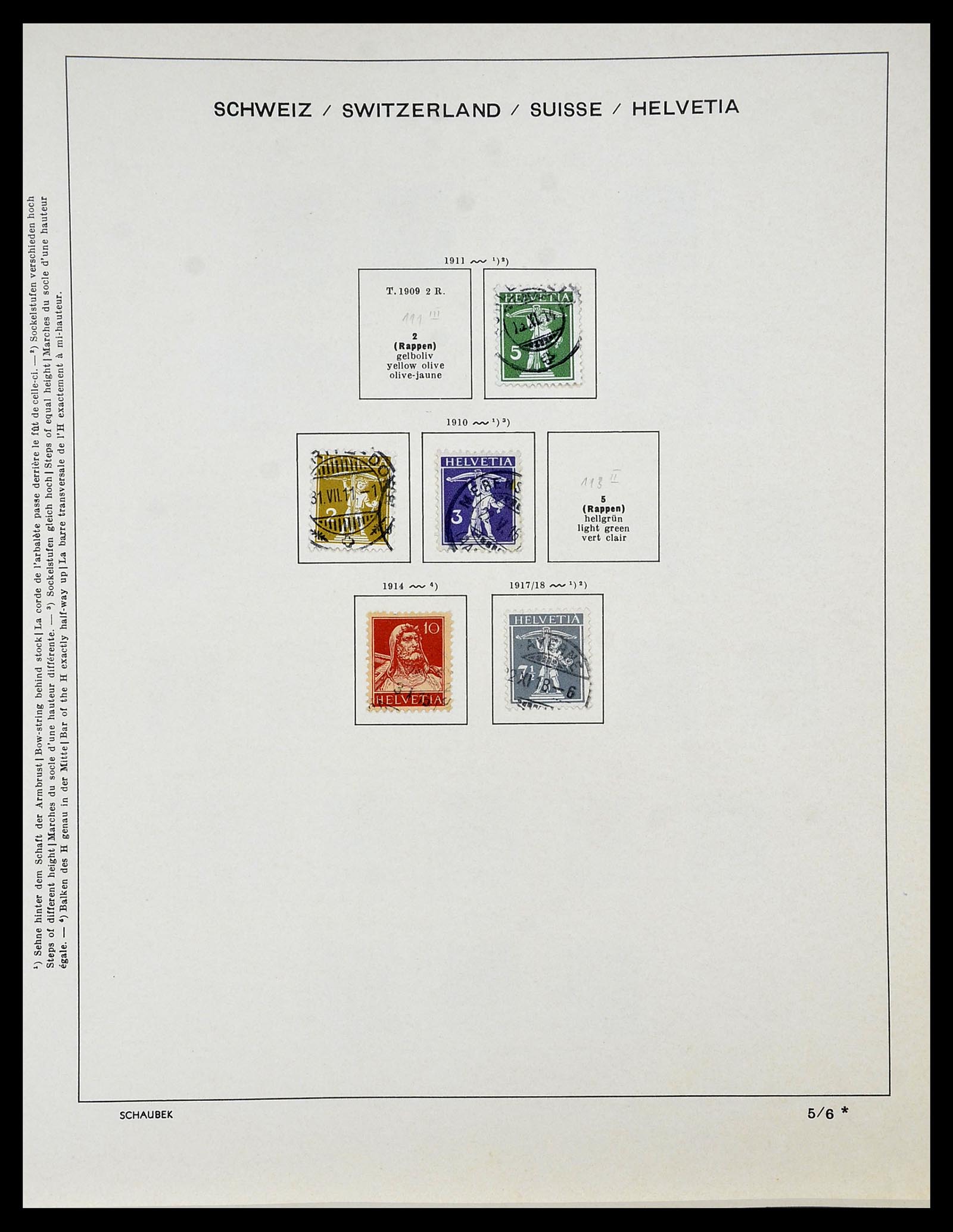 34204 008 - Stamp collection 34204 Switzerland 1862-2001.