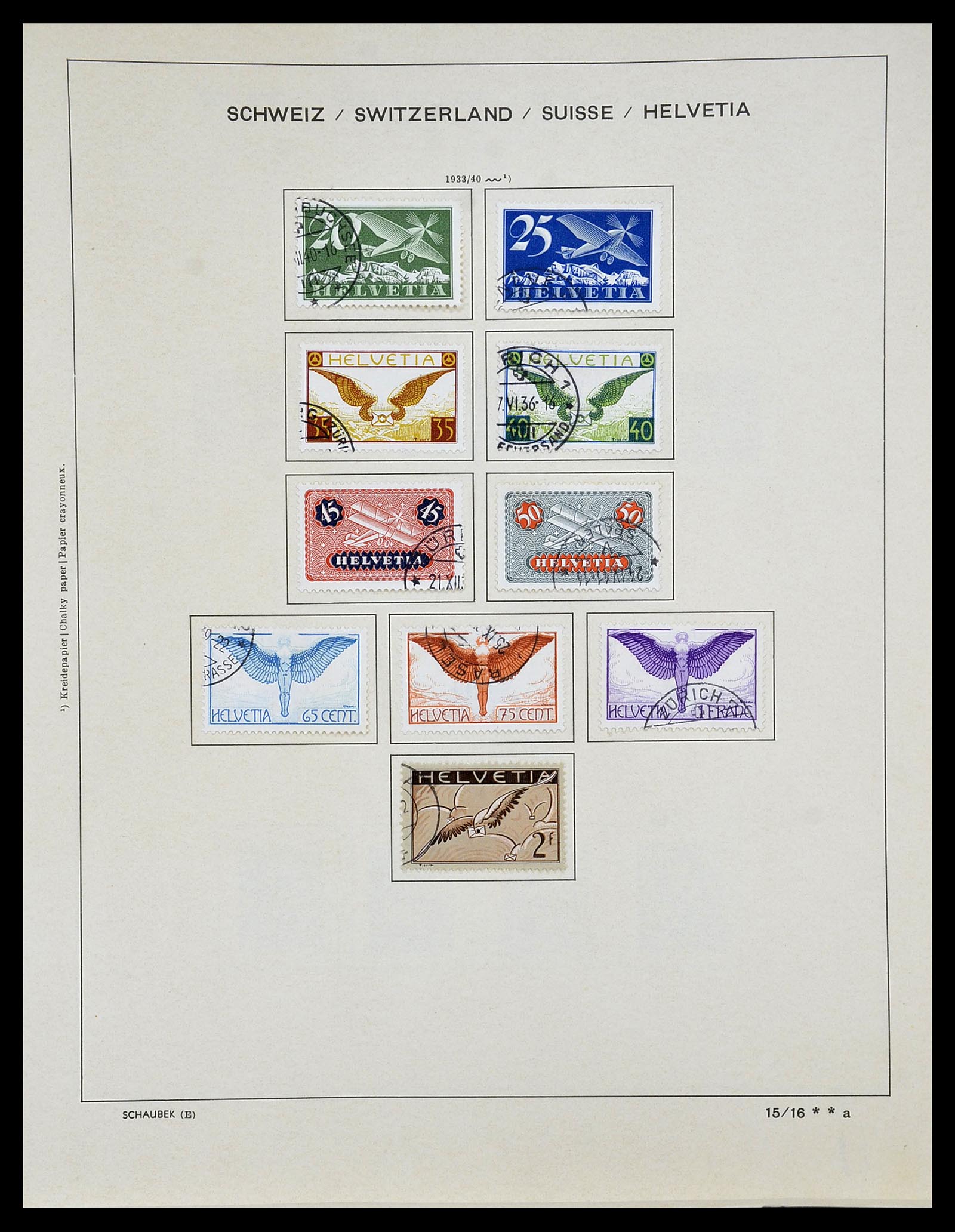 34204 015 - Postzegelverzameling 34204 Zwitserland 1862-2001.