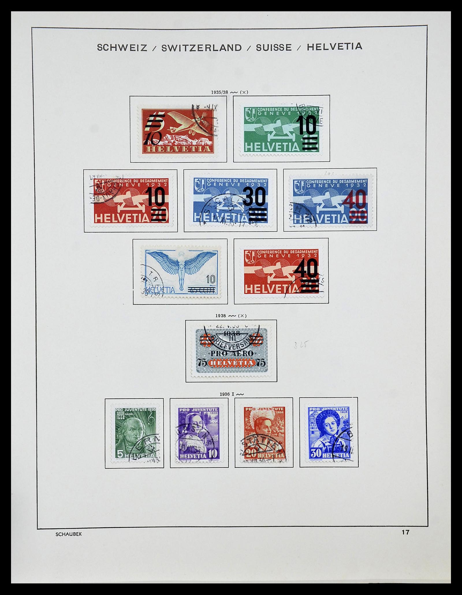 34204 016 - Stamp collection 34204 Switzerland 1862-2001.