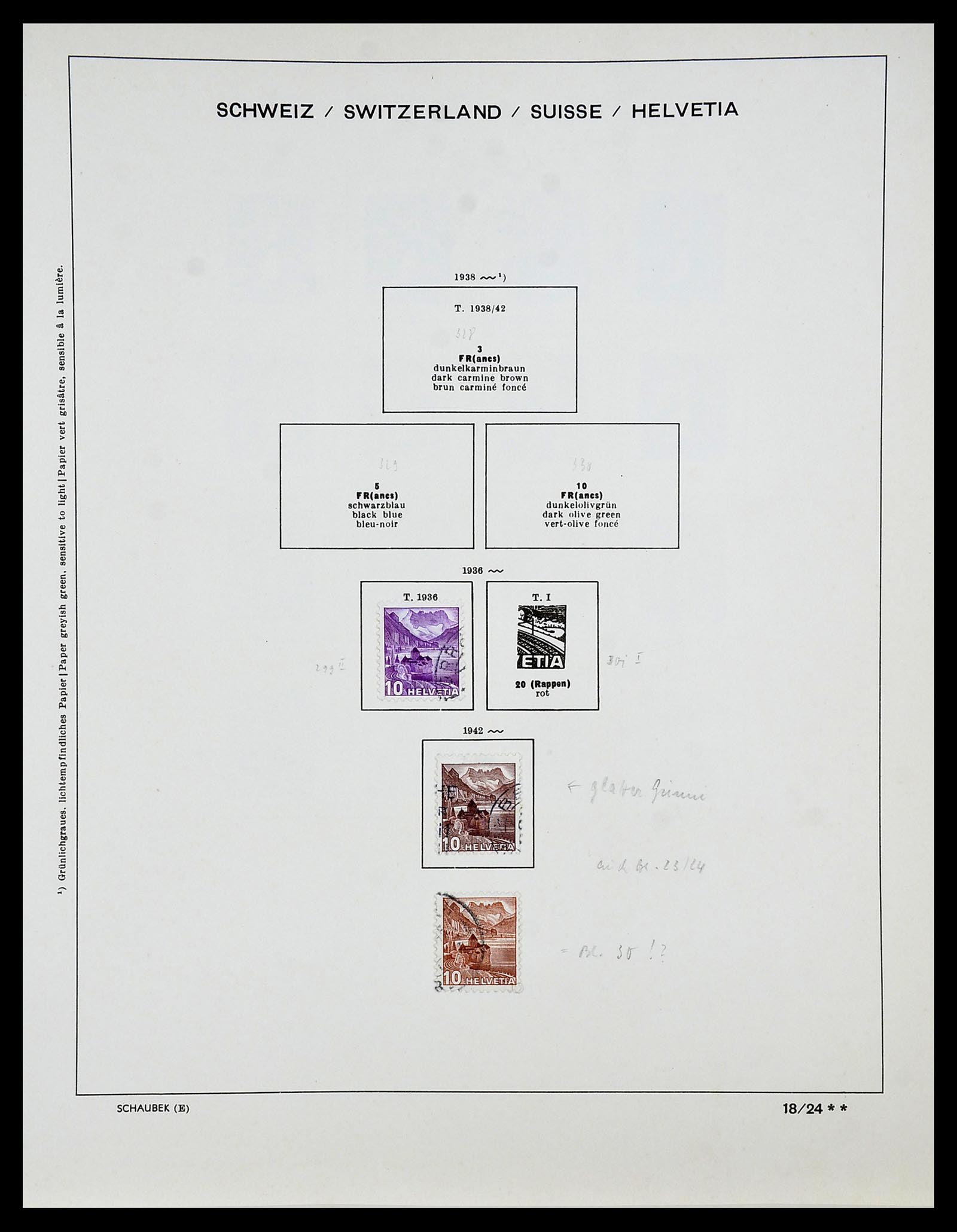 34204 020 - Stamp collection 34204 Switzerland 1862-2001.