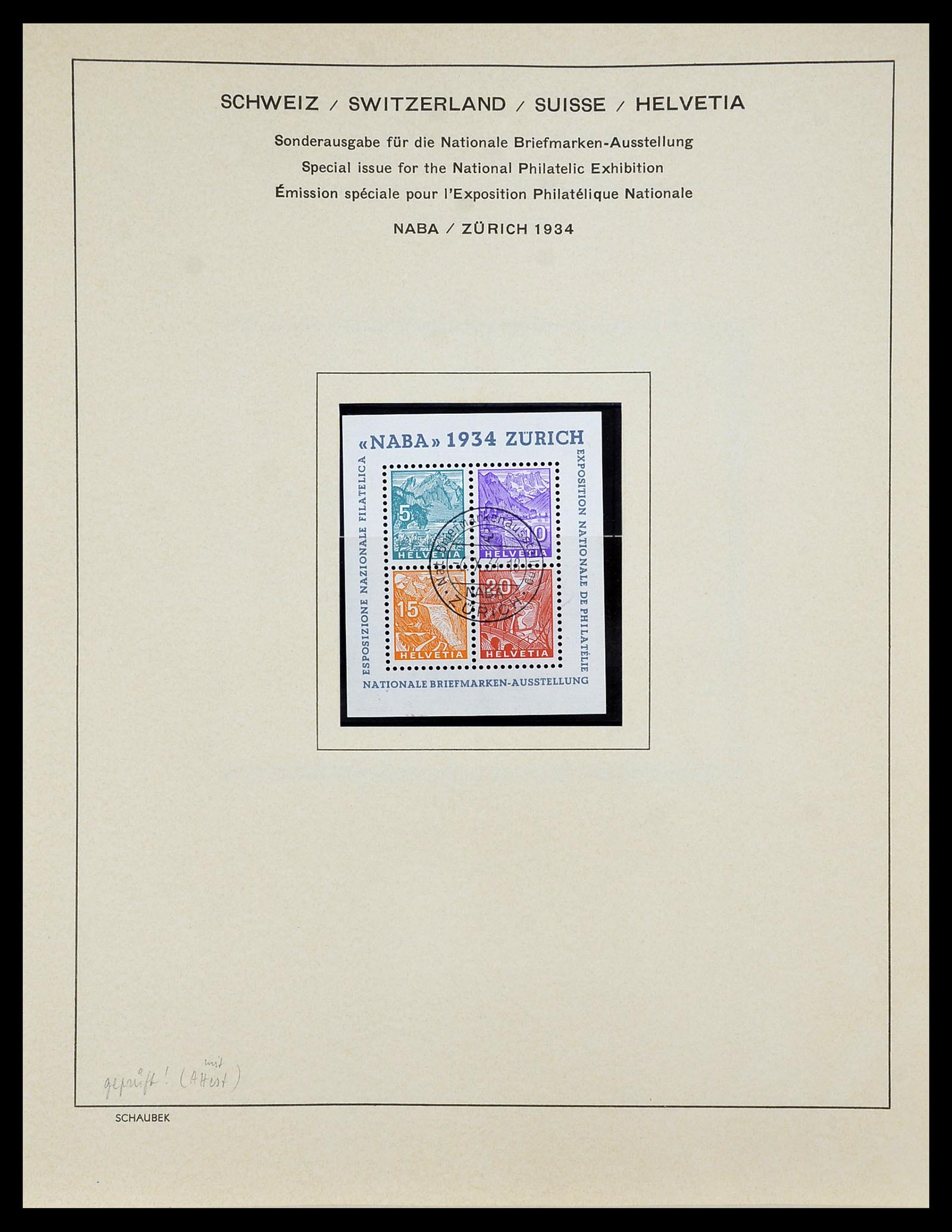 34204 027 - Postzegelverzameling 34204 Zwitserland 1862-2001.