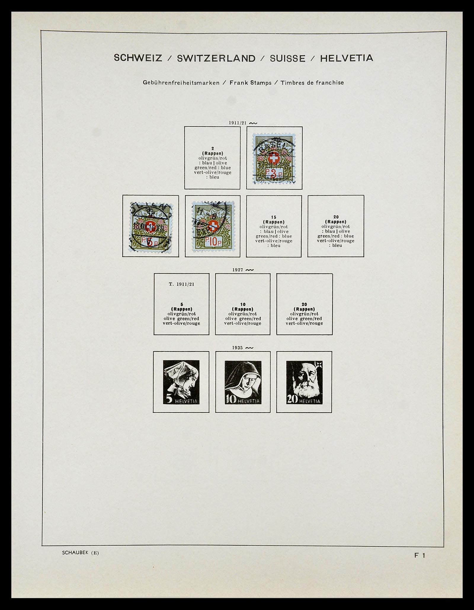 34204 040 - Stamp collection 34204 Switzerland 1862-2001.
