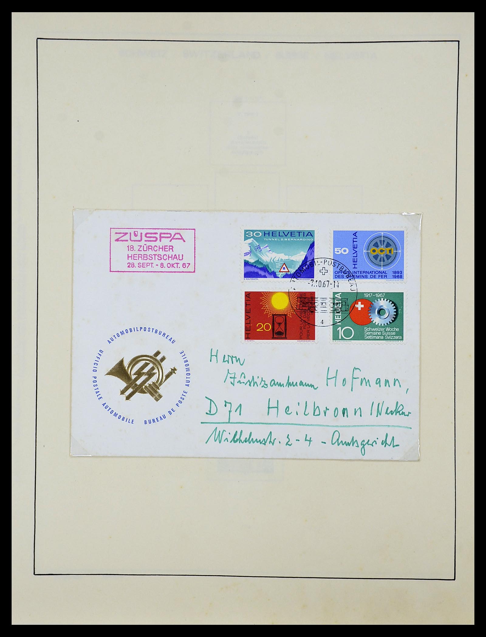 34204 071 - Postzegelverzameling 34204 Zwitserland 1862-2001.