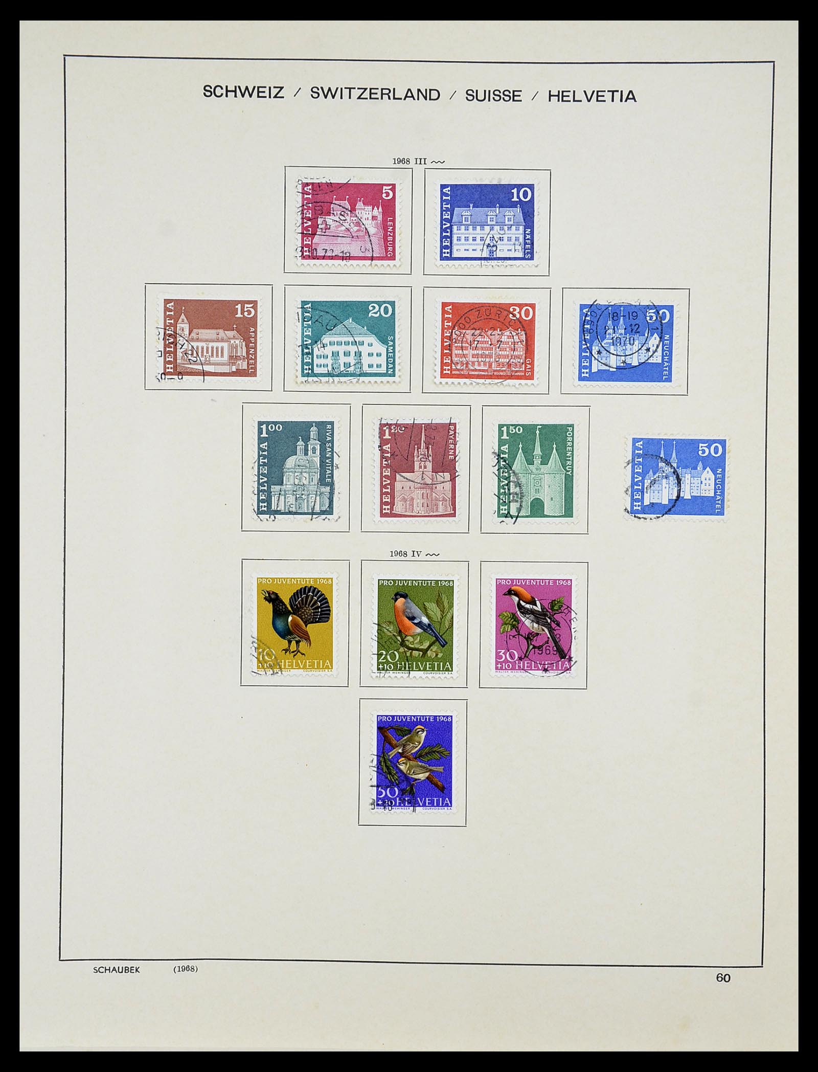 34204 074 - Postzegelverzameling 34204 Zwitserland 1862-2001.