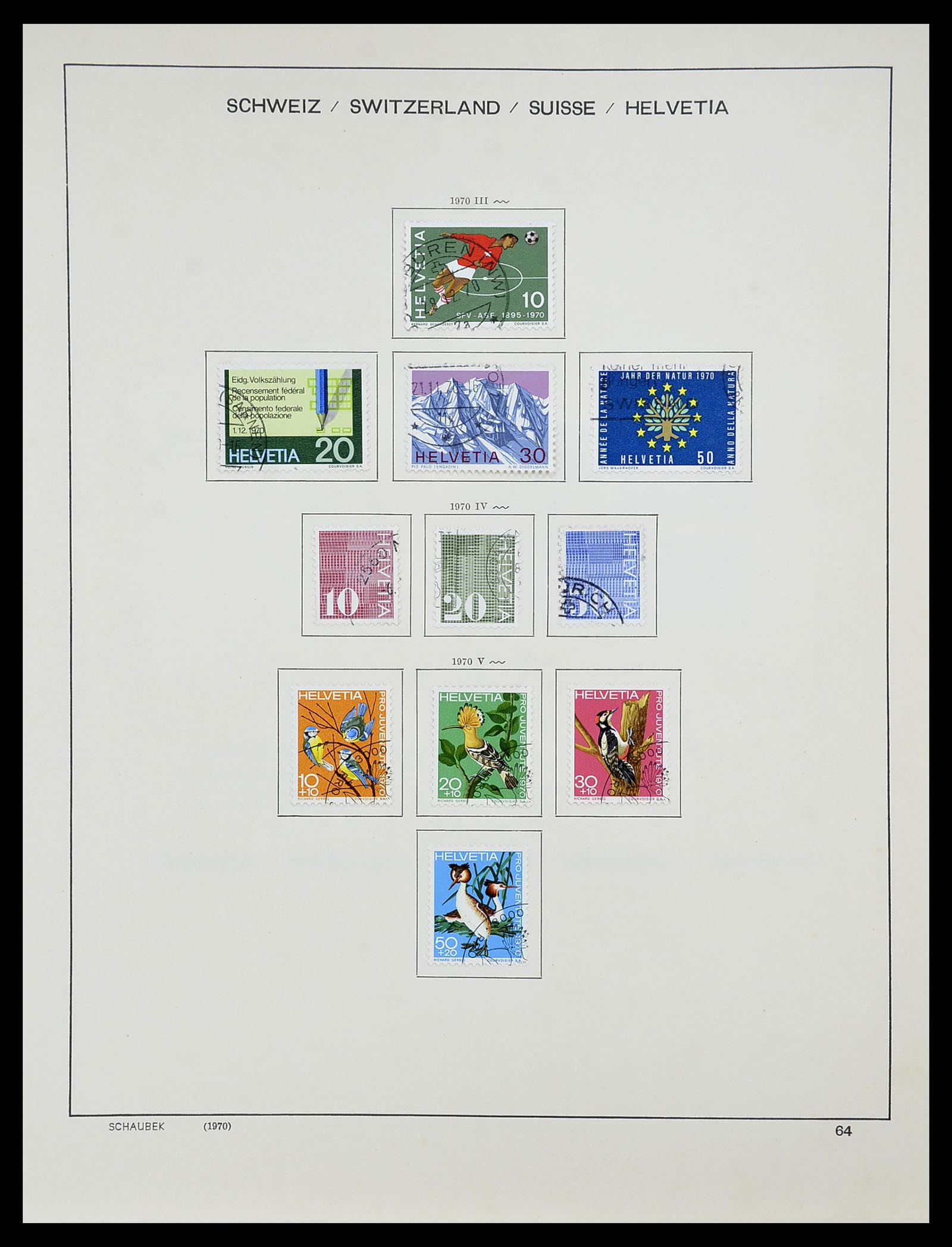 34204 078 - Postzegelverzameling 34204 Zwitserland 1862-2001.