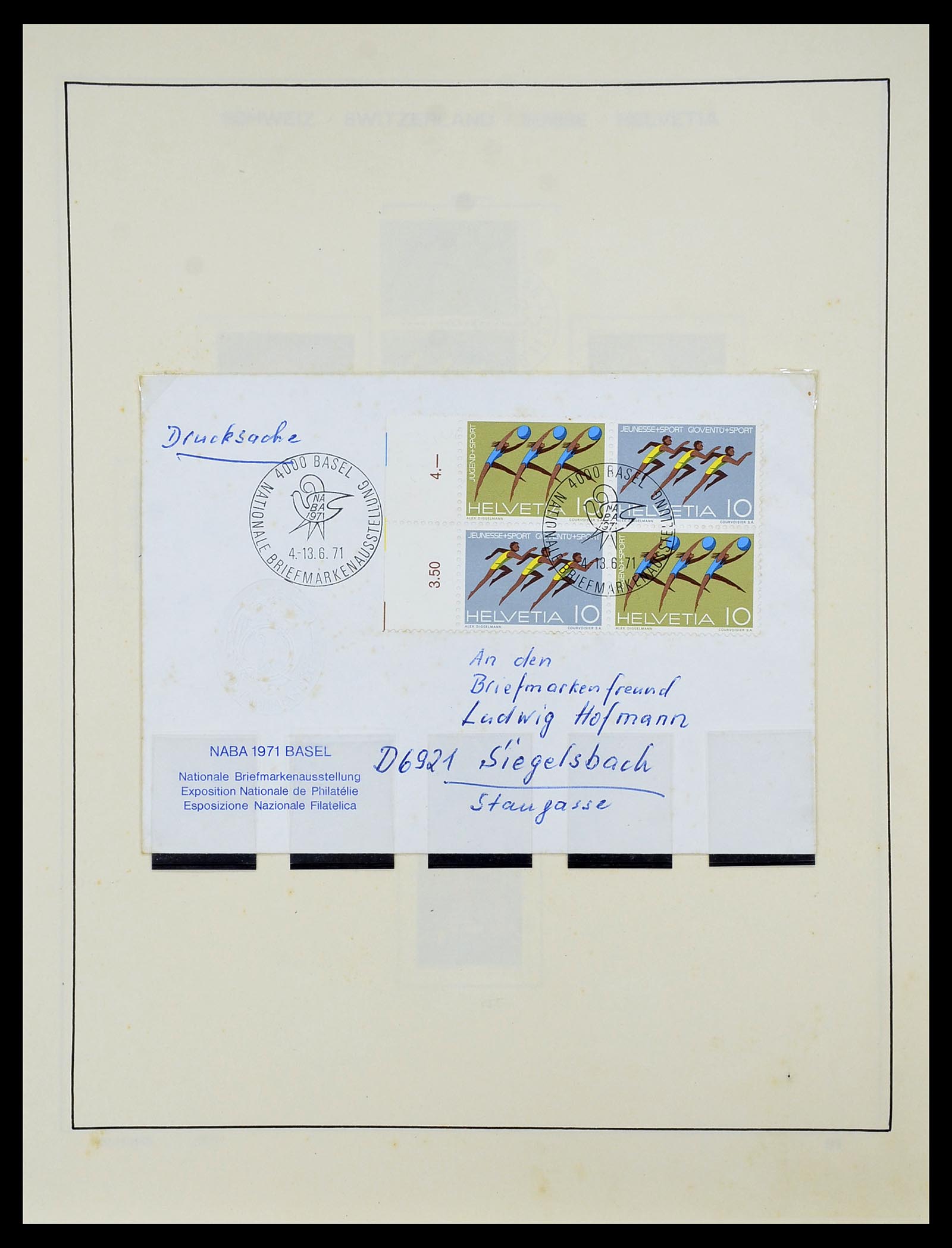 34204 079 - Postzegelverzameling 34204 Zwitserland 1862-2001.