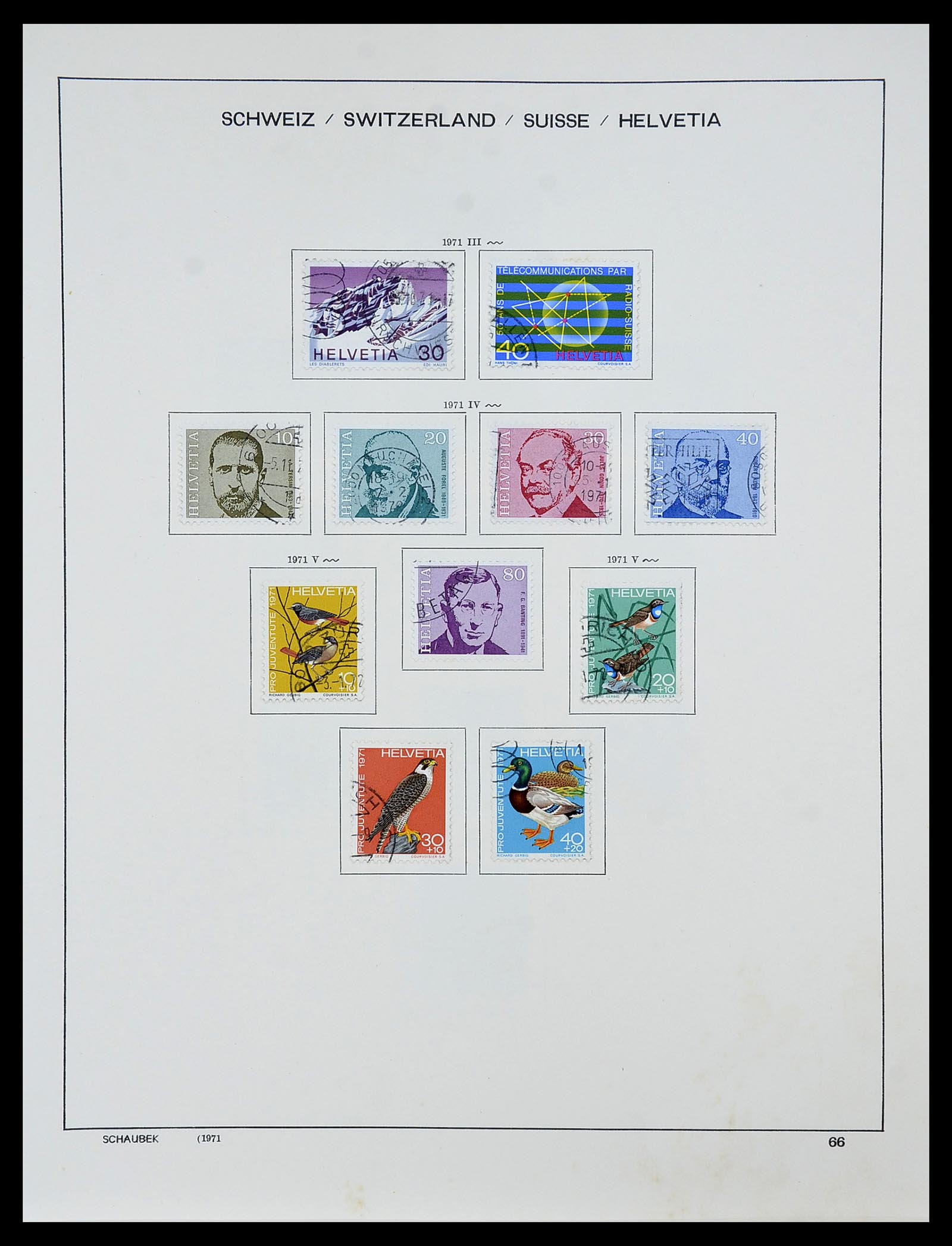 34204 081 - Postzegelverzameling 34204 Zwitserland 1862-2001.