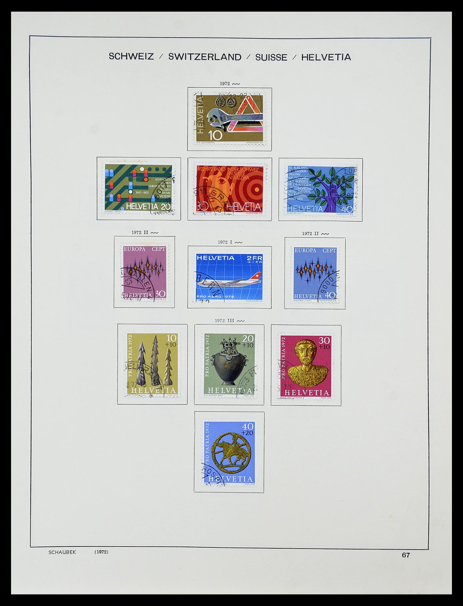34204 082 - Postzegelverzameling 34204 Zwitserland 1862-2001.