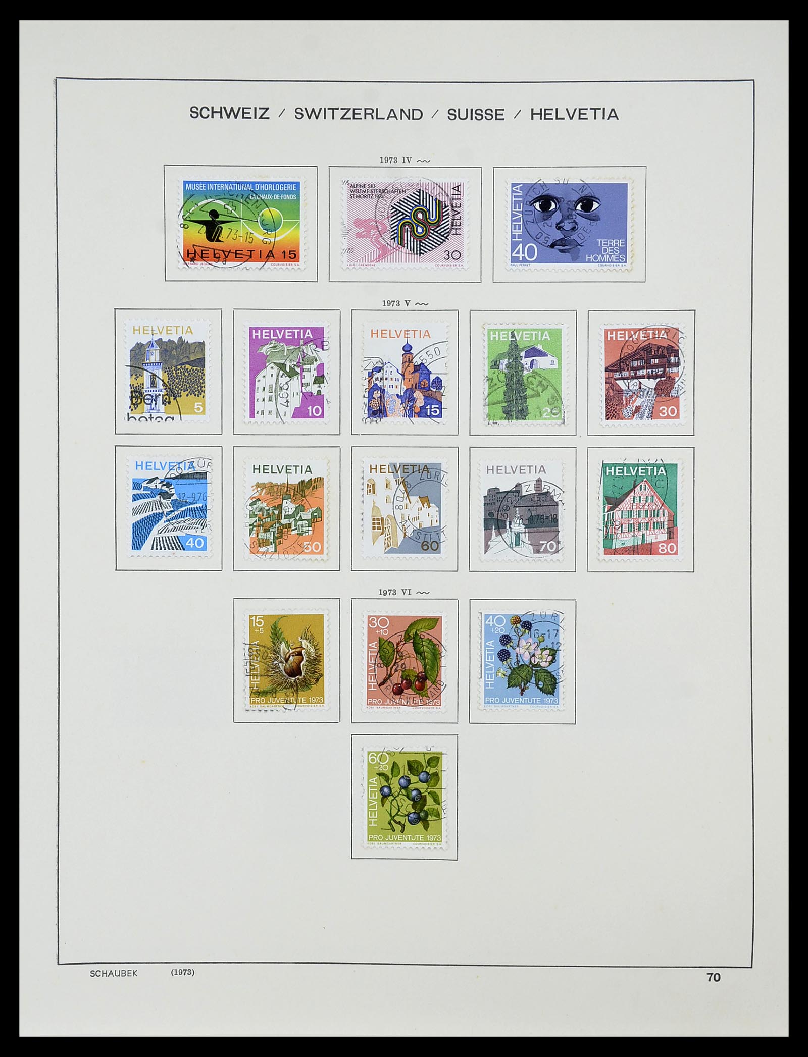 34204 085 - Postzegelverzameling 34204 Zwitserland 1862-2001.
