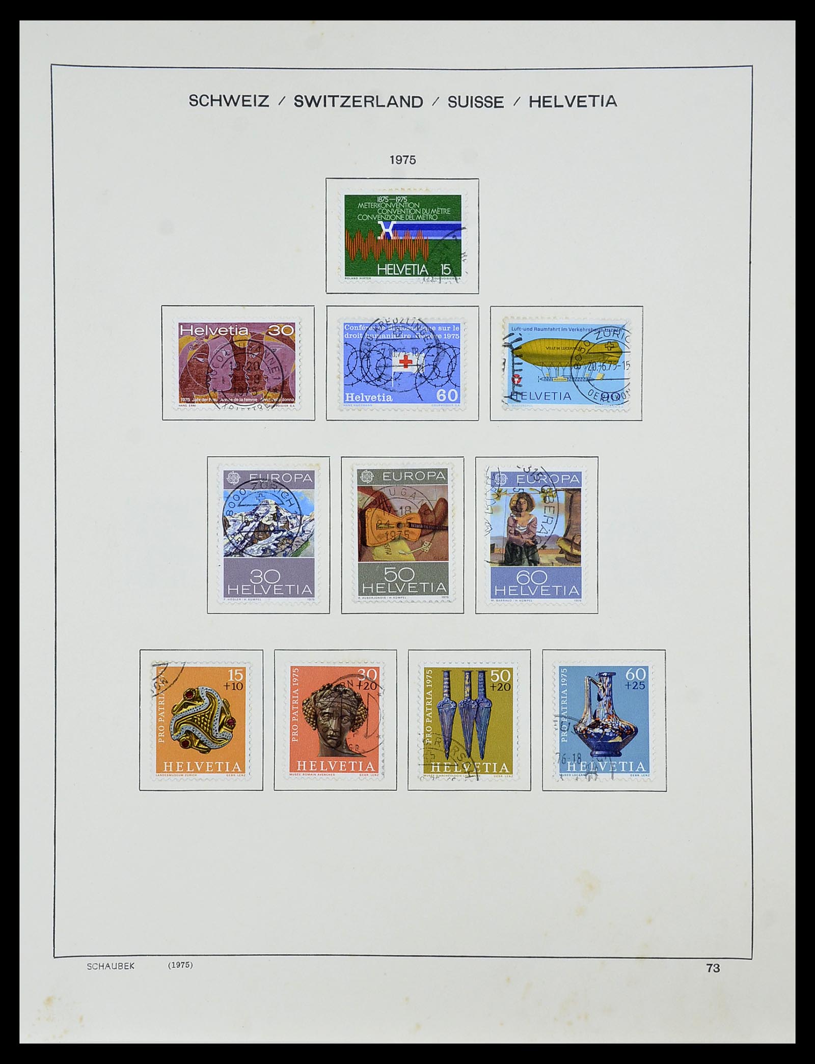 34204 089 - Postzegelverzameling 34204 Zwitserland 1862-2001.
