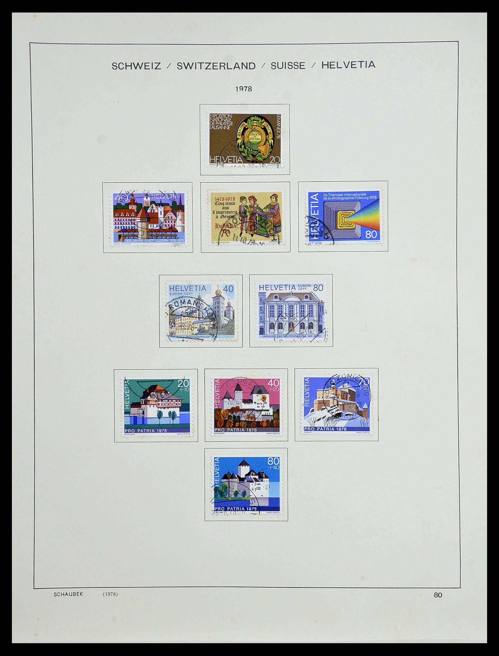 34204 097 - Postzegelverzameling 34204 Zwitserland 1862-2001.