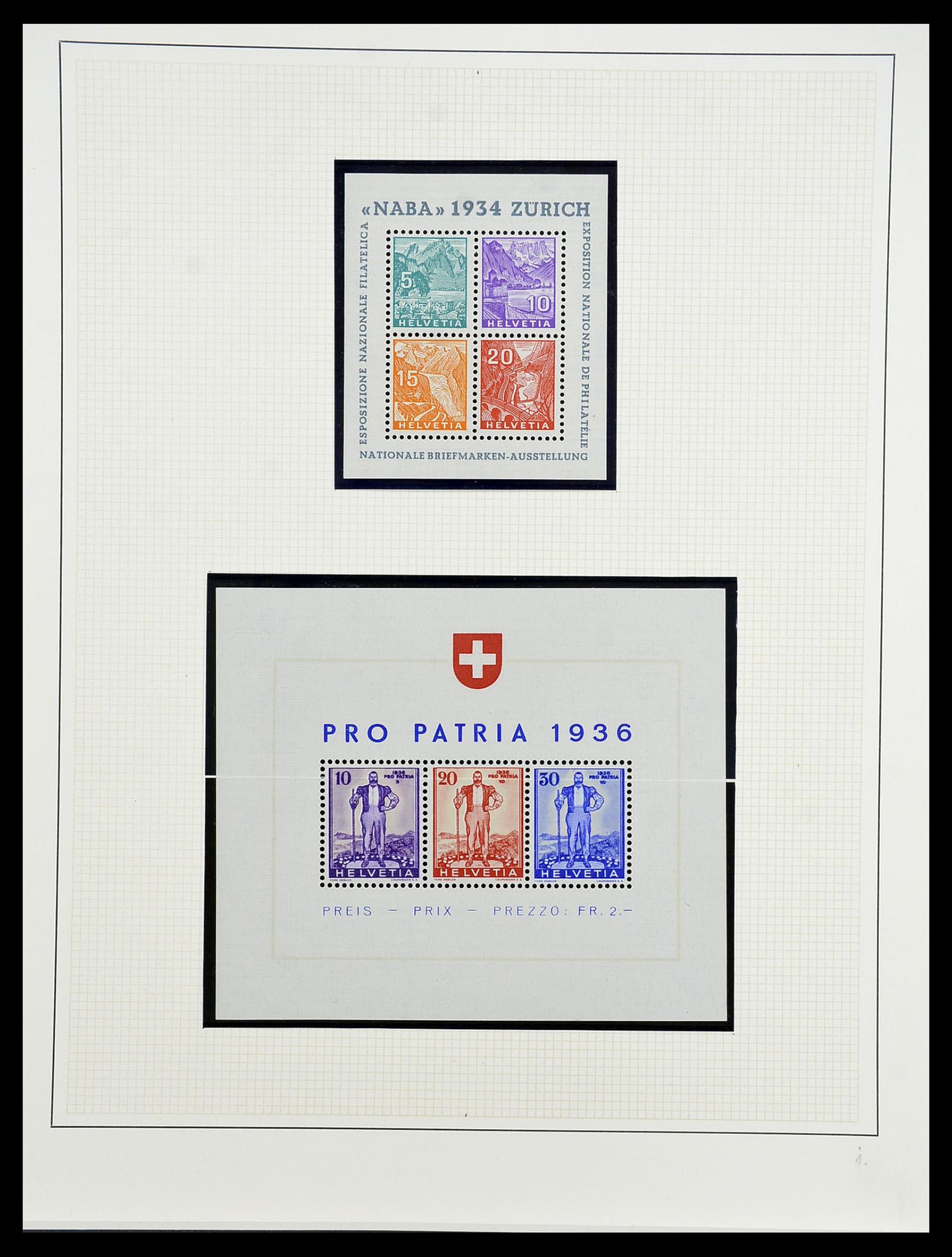34204 242 - Postzegelverzameling 34204 Zwitserland 1862-2001.