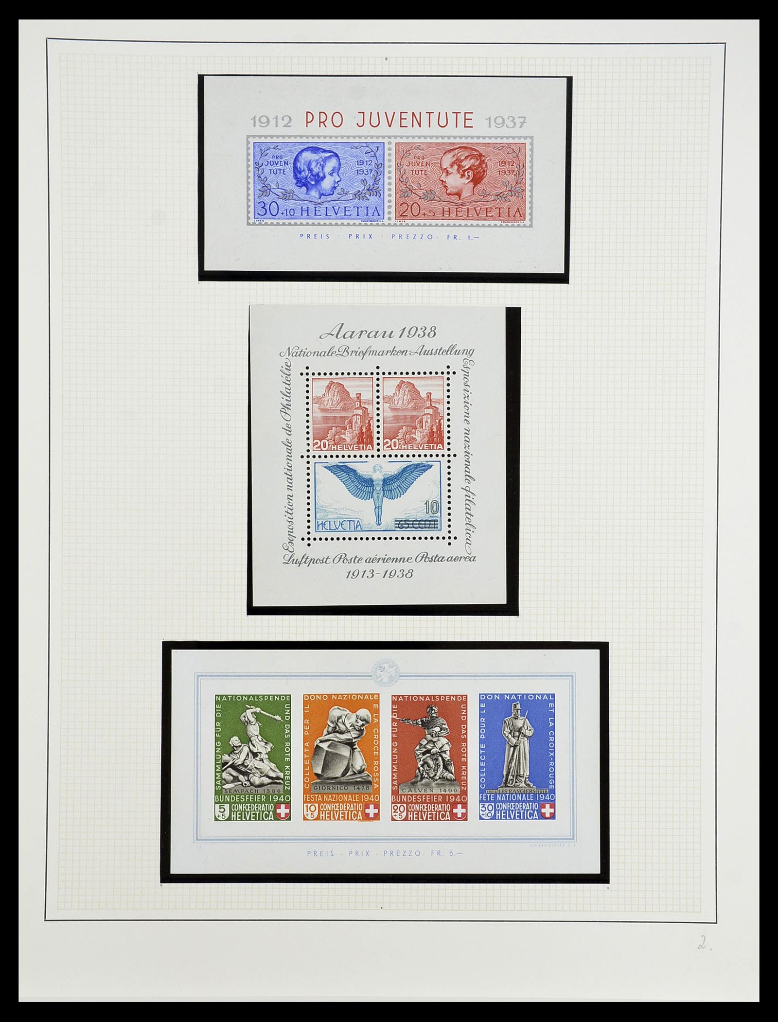34204 243 - Postzegelverzameling 34204 Zwitserland 1862-2001.