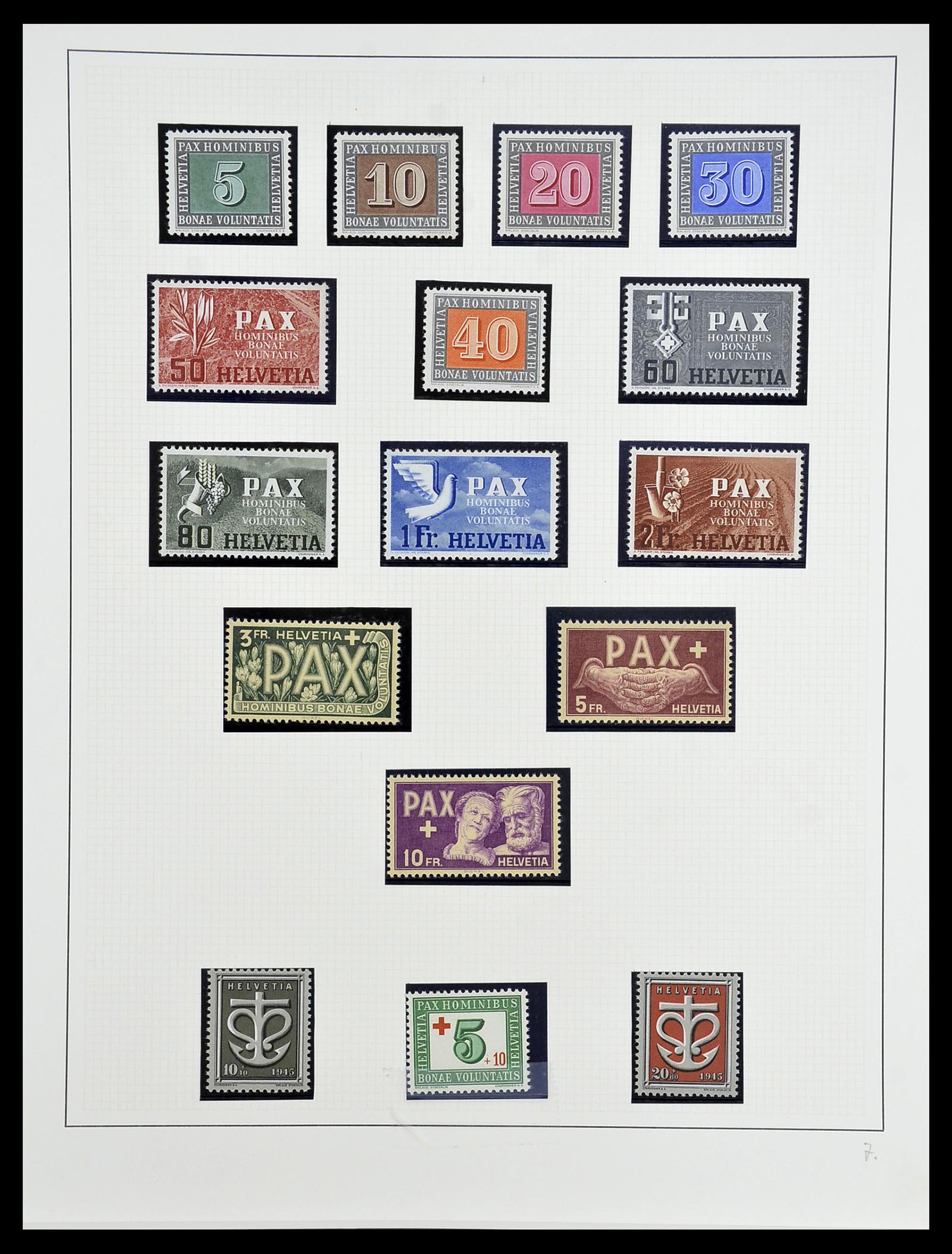 34204 248 - Postzegelverzameling 34204 Zwitserland 1862-2001.
