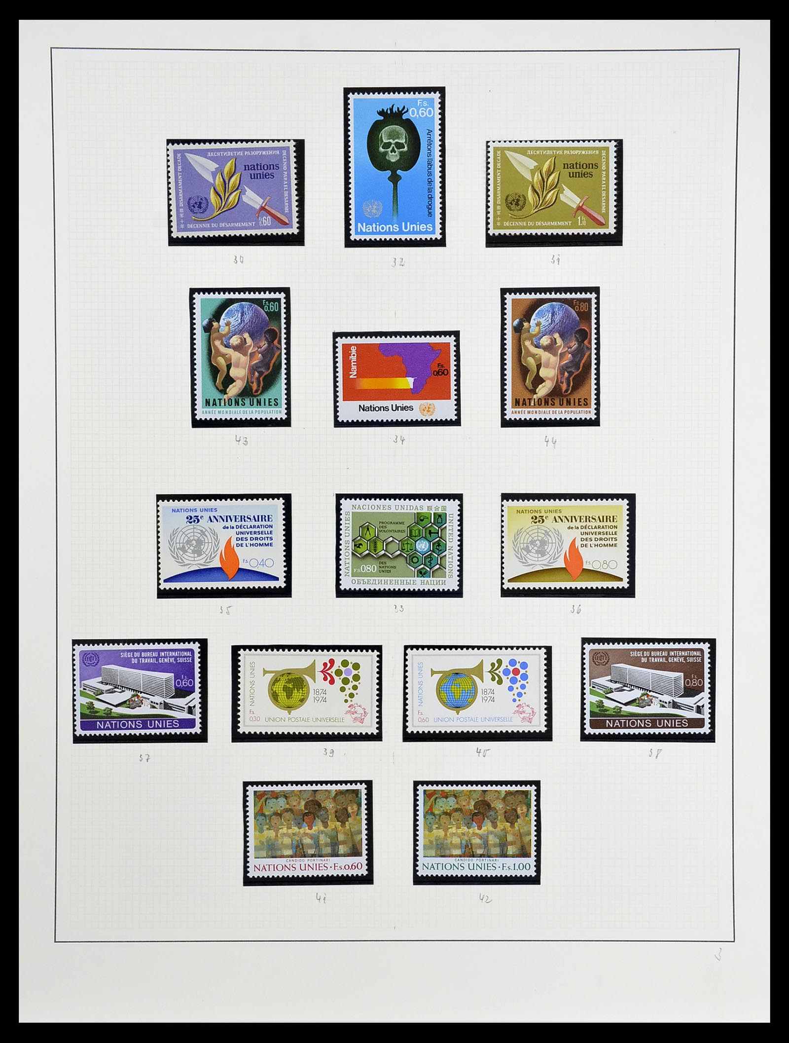 34204 261 - Postzegelverzameling 34204 Zwitserland 1862-2001.