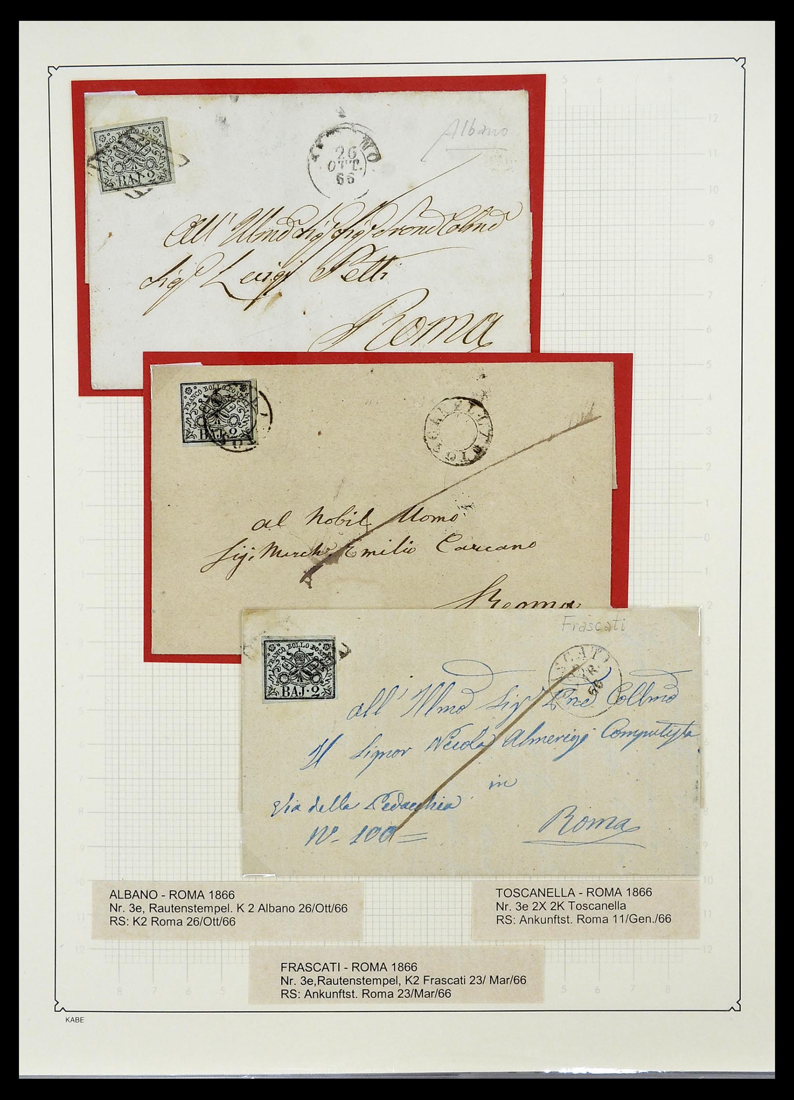 34205 003 - Postzegelverzameling 34205 Italiaanse Staten 1653(!!)-1872.