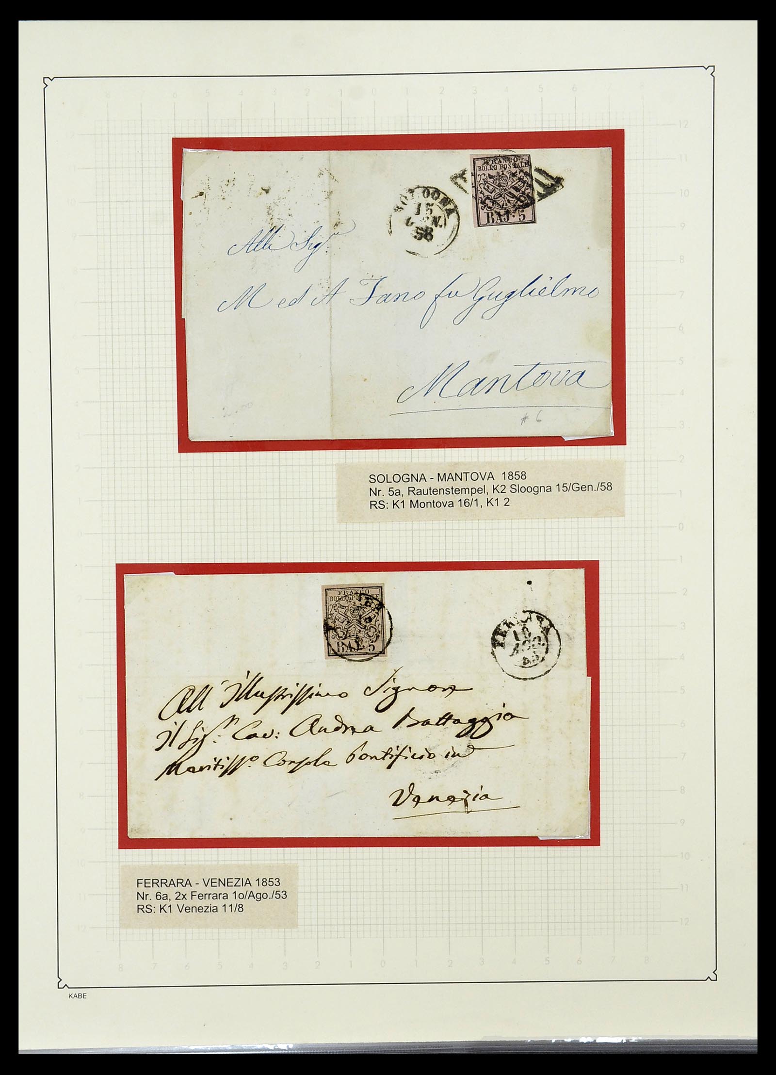 34205 015 - Postzegelverzameling 34205 Italiaanse Staten 1653(!!)-1872.