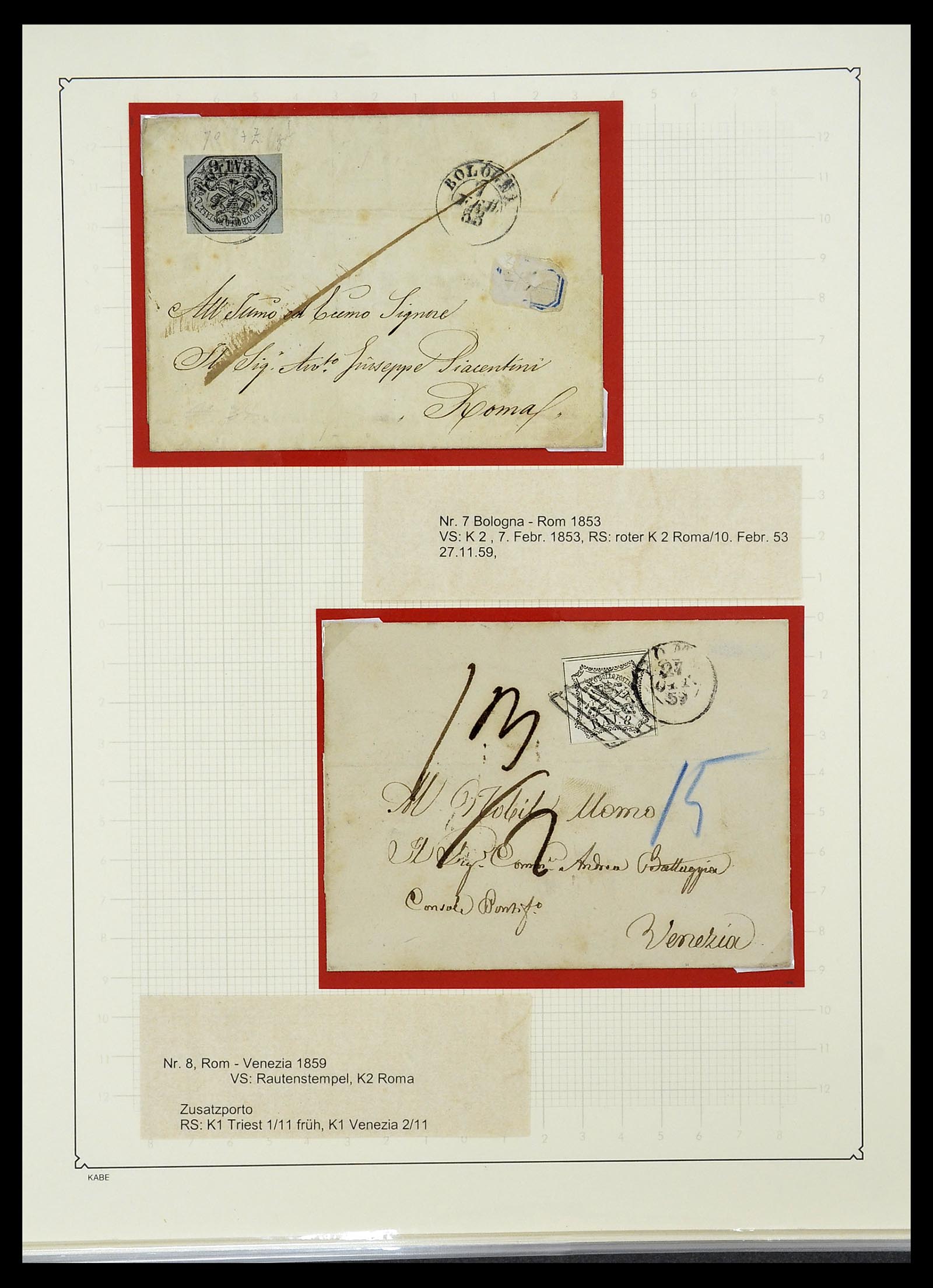 34205 018 - Postzegelverzameling 34205 Italiaanse Staten 1653(!!)-1872.