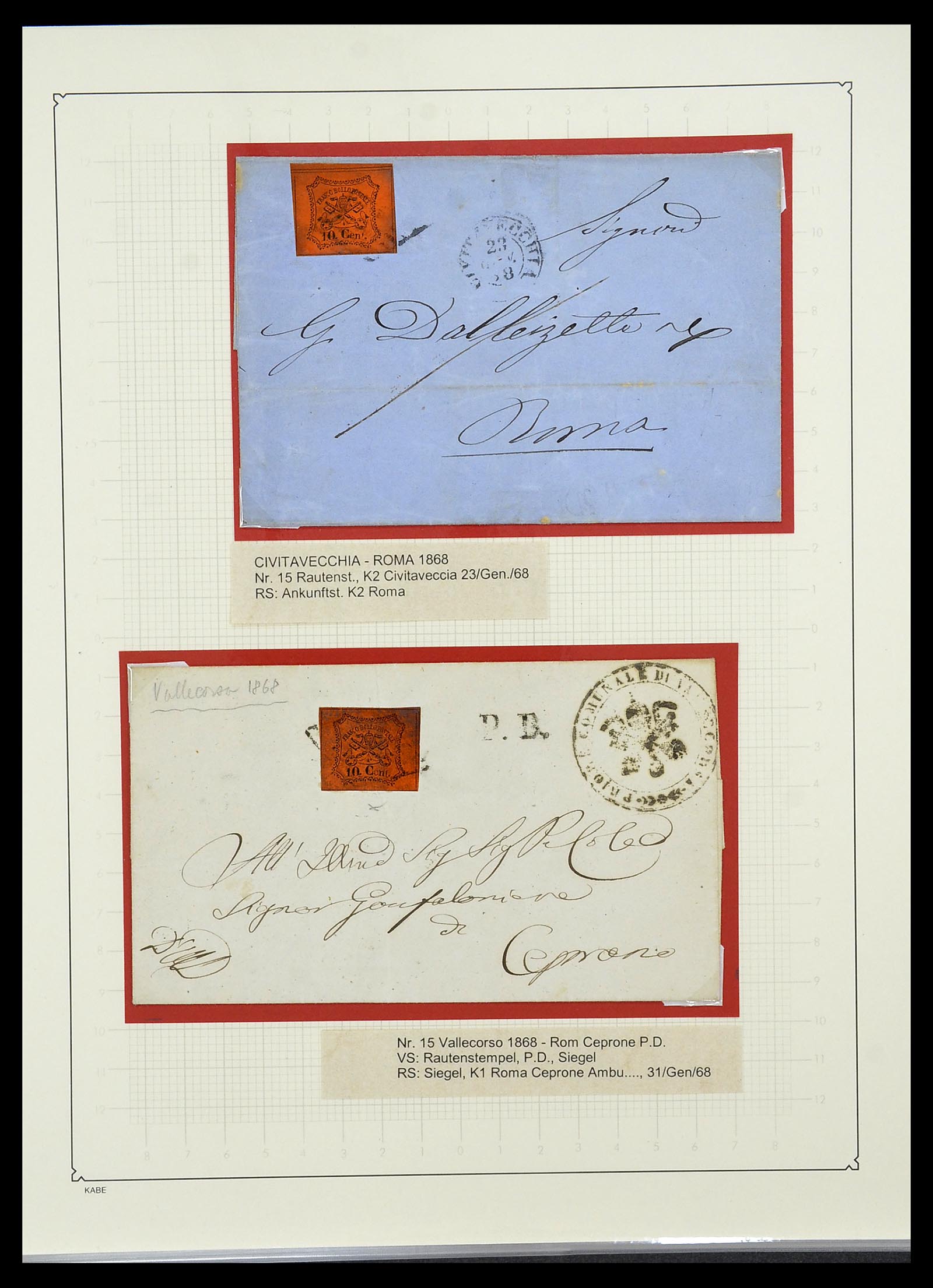 34205 019 - Postzegelverzameling 34205 Italiaanse Staten 1653(!!)-1872.