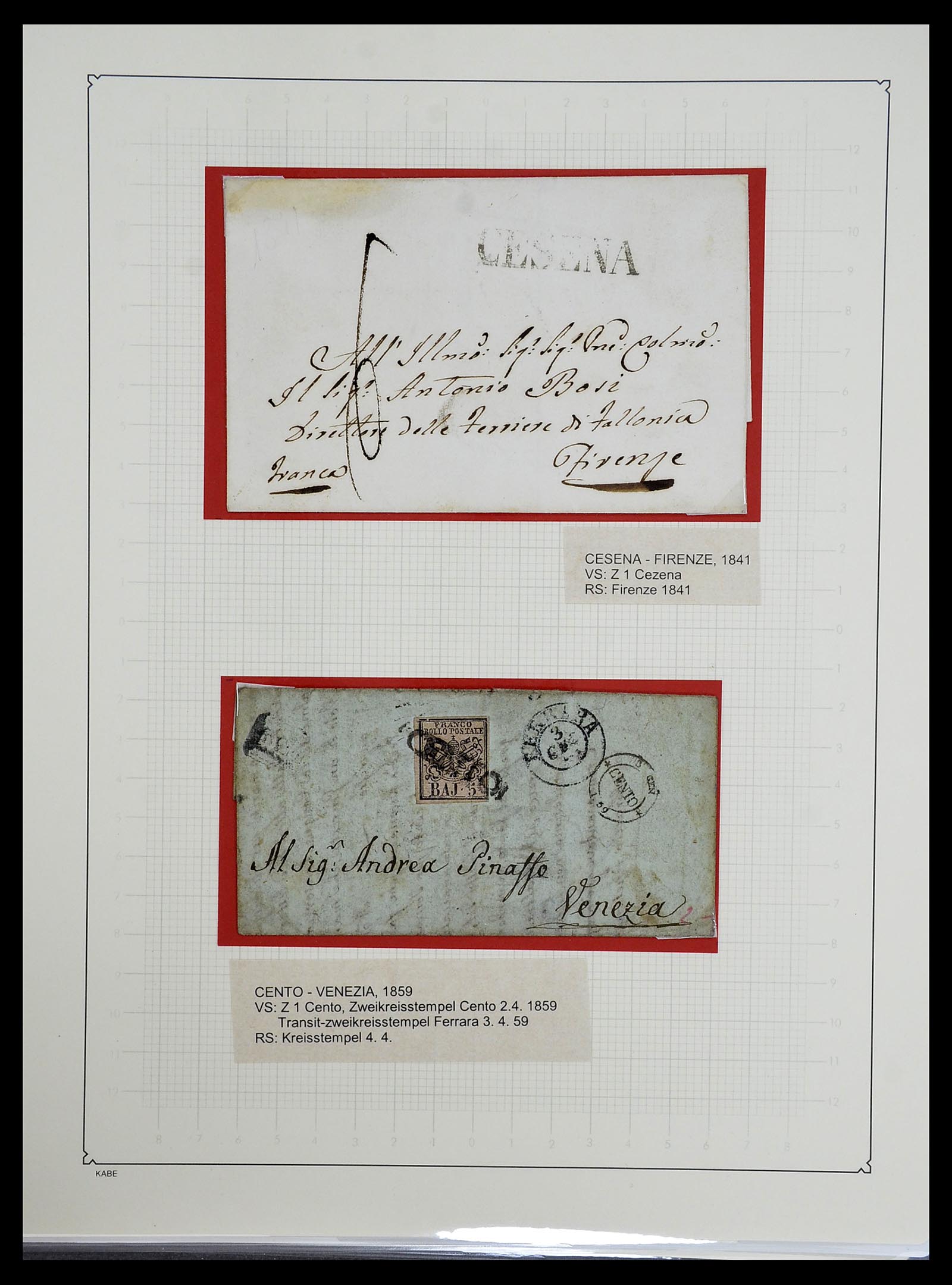 34205 042 - Postzegelverzameling 34205 Italiaanse Staten 1653(!!)-1872.