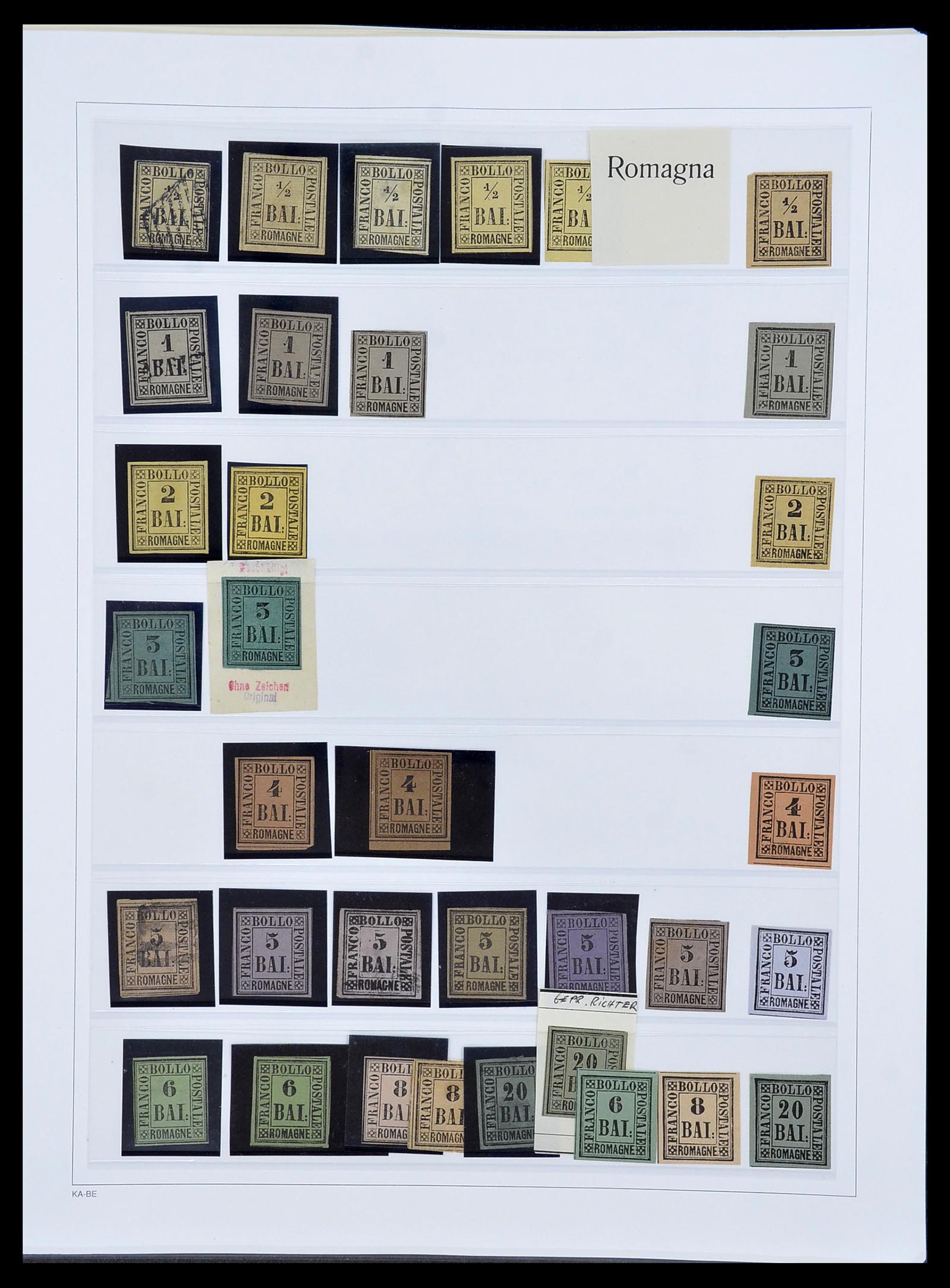 34205 043 - Postzegelverzameling 34205 Italiaanse Staten 1653(!!)-1872.