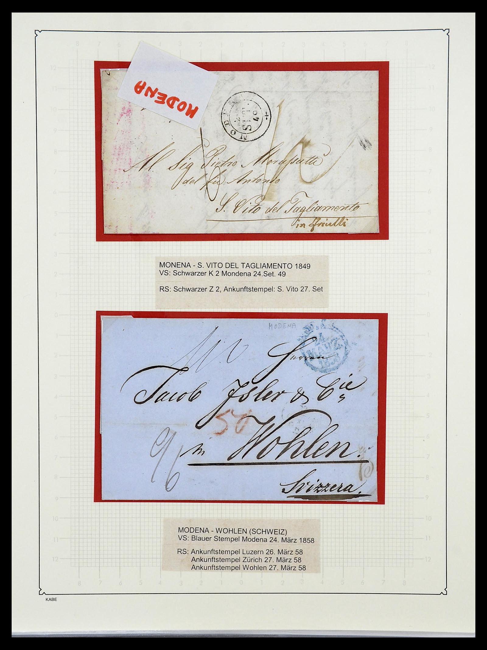 34205 051 - Postzegelverzameling 34205 Italiaanse Staten 1653(!!)-1872.