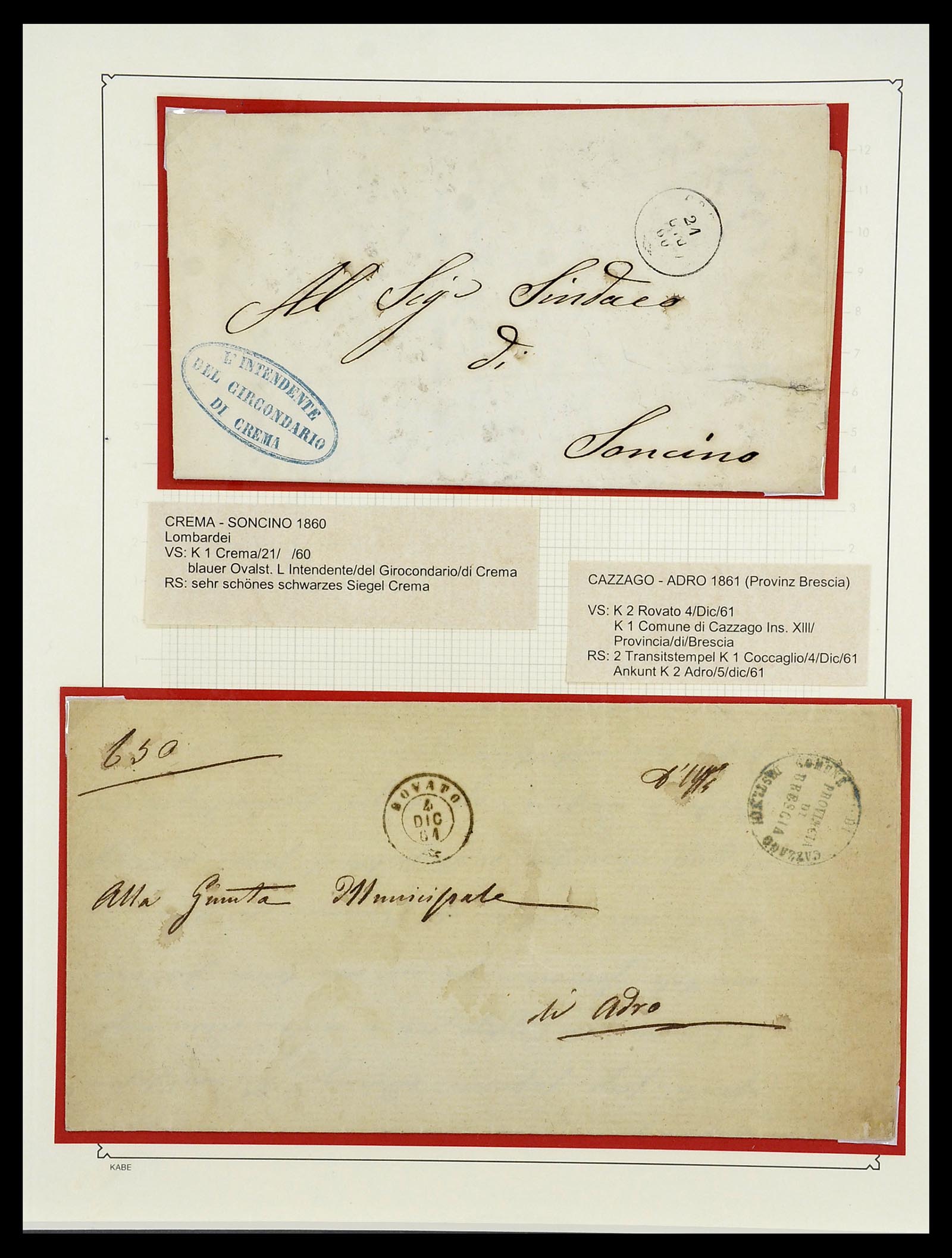 34205 082 - Postzegelverzameling 34205 Italiaanse Staten 1653(!!)-1872.