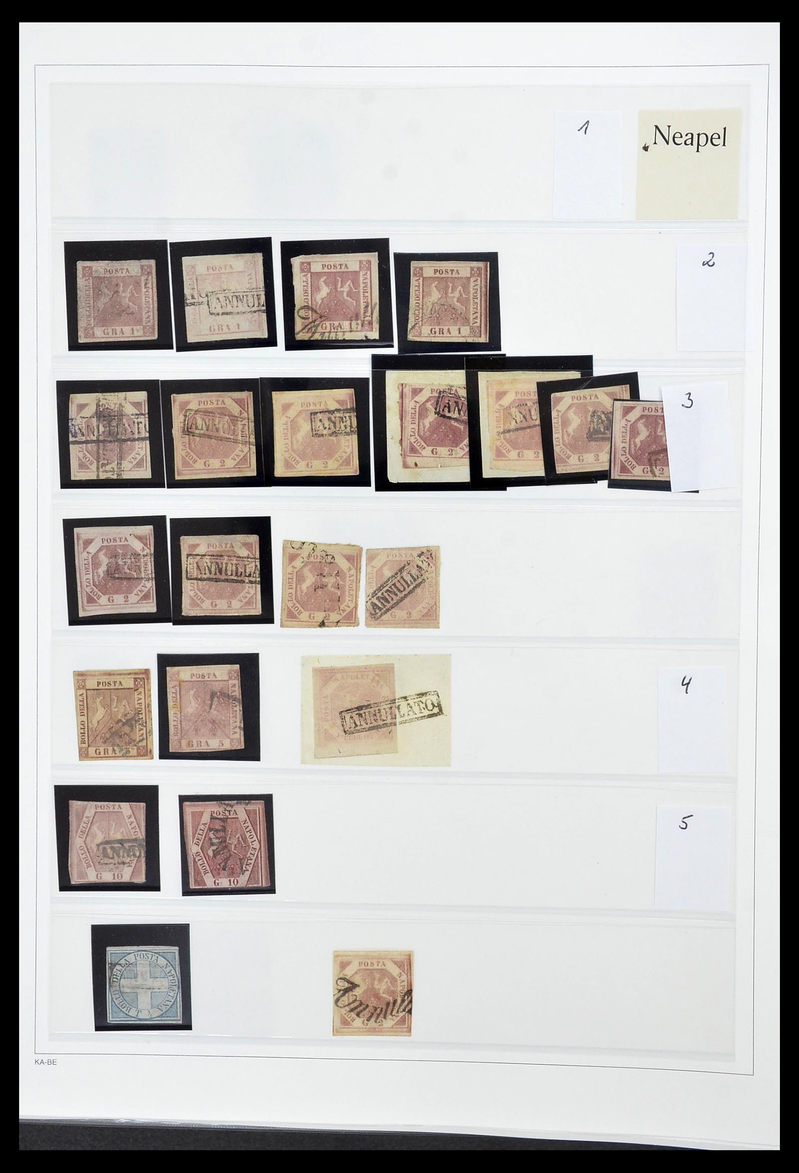 34205 089 - Postzegelverzameling 34205 Italiaanse Staten 1653(!!)-1872.