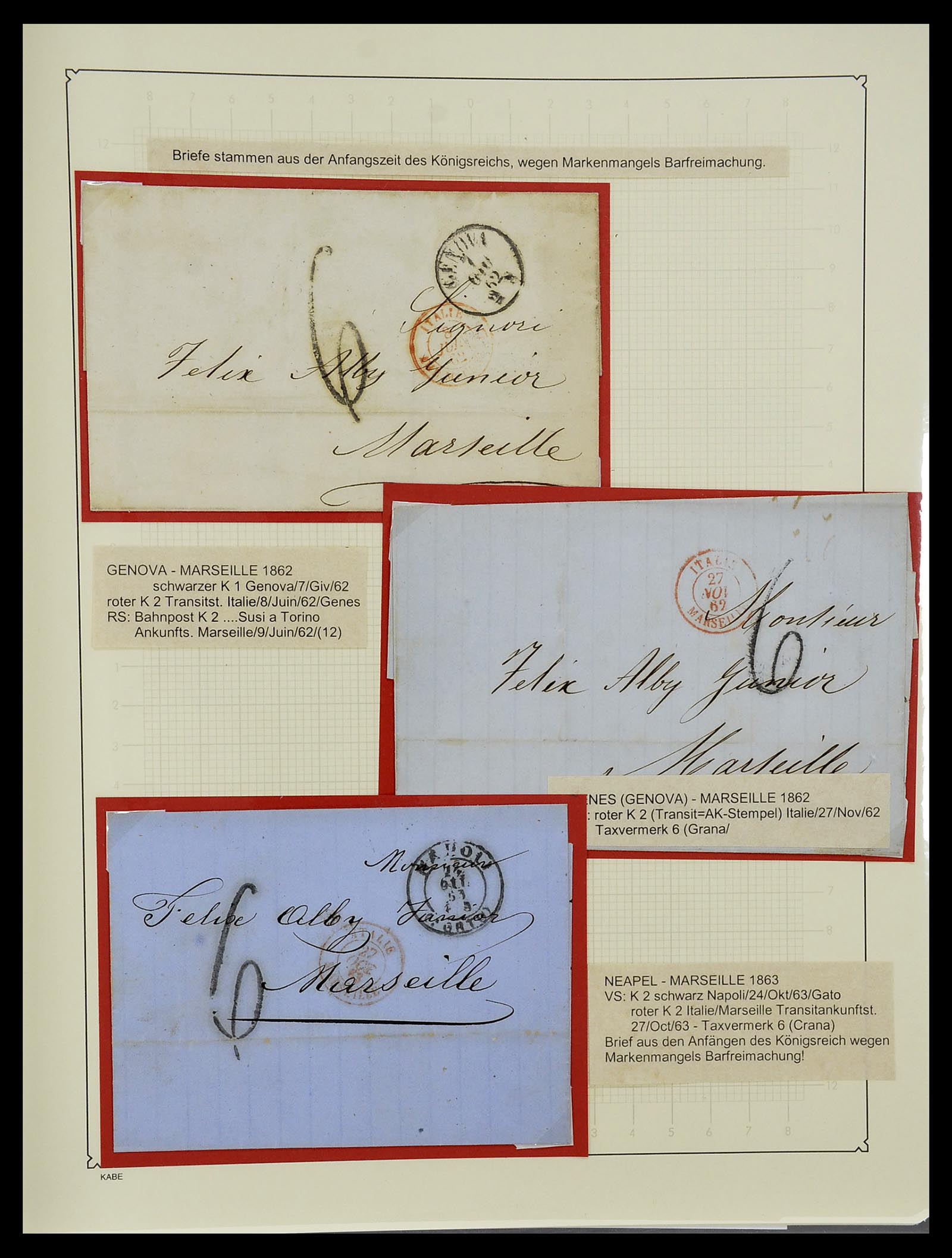 34205 114 - Postzegelverzameling 34205 Italiaanse Staten 1653(!!)-1872.