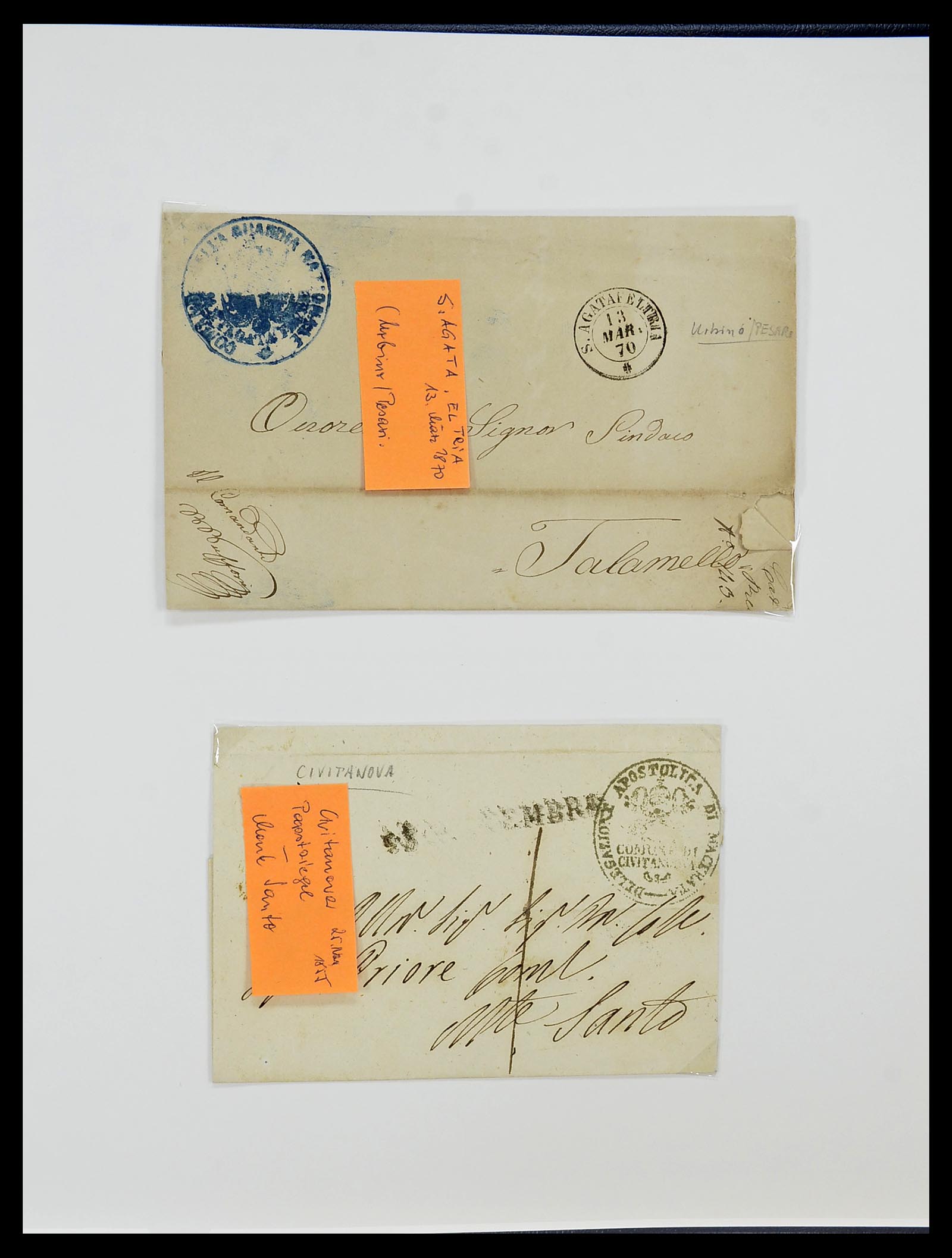 34205 126 - Postzegelverzameling 34205 Italiaanse Staten 1653(!!)-1872.