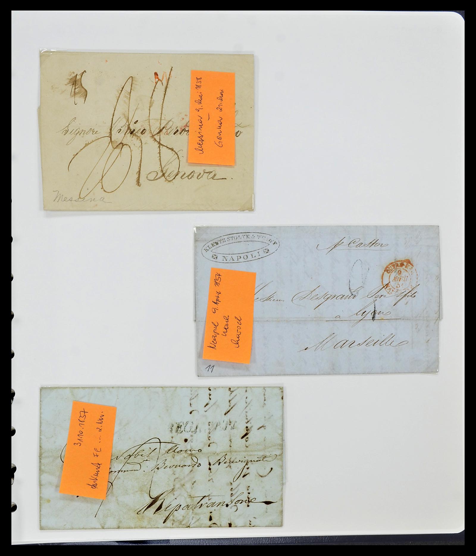 34205 131 - Postzegelverzameling 34205 Italiaanse Staten 1653(!!)-1872.
