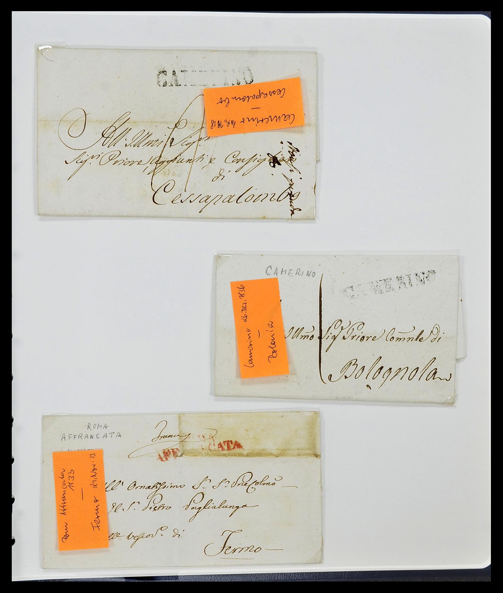 34205 132 - Postzegelverzameling 34205 Italiaanse Staten 1653(!!)-1872.